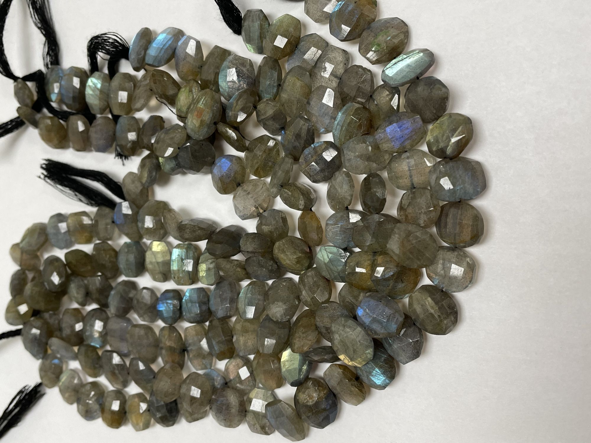 Labradorite Barrel Faceted