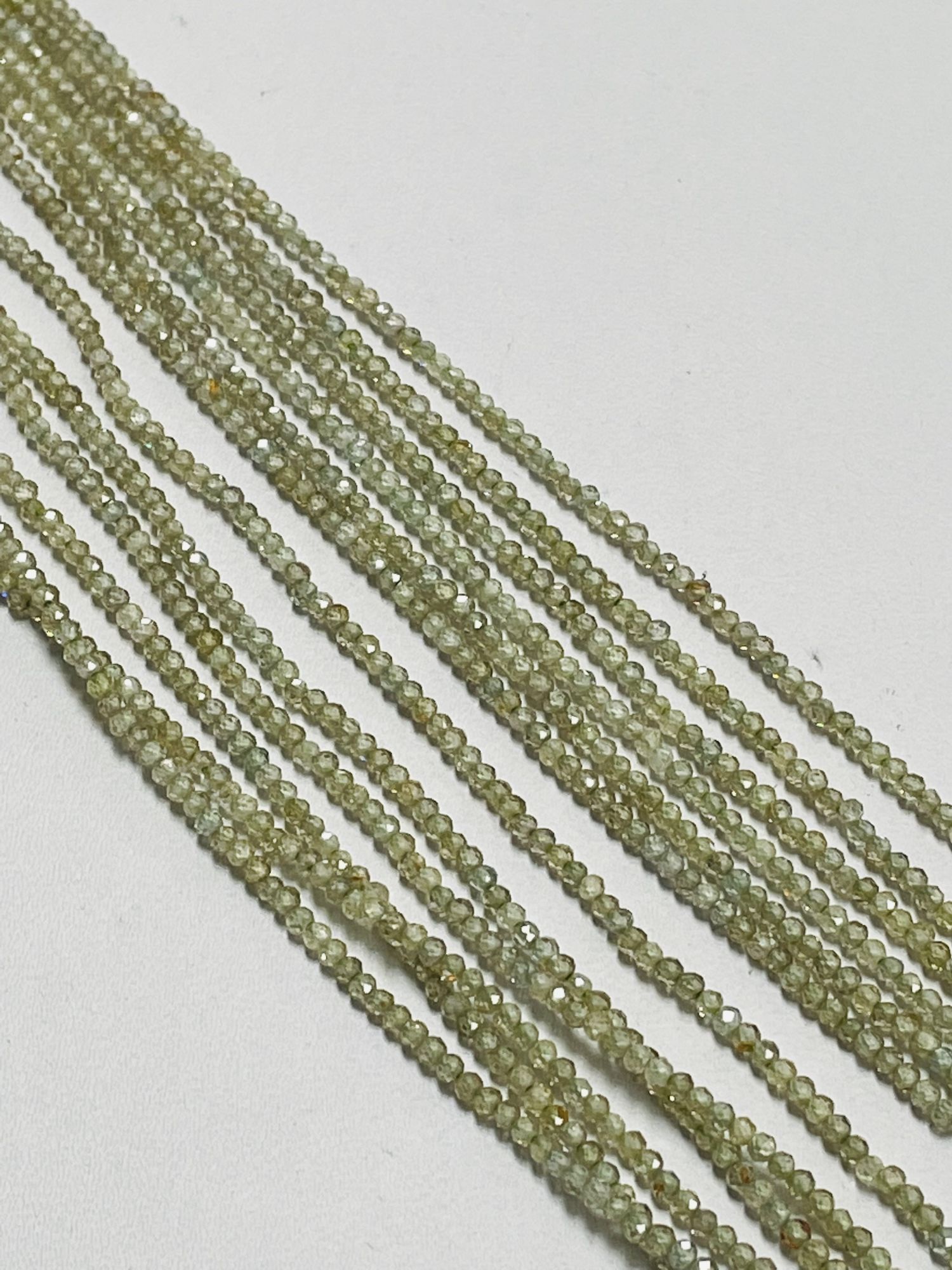 Natural Zircon Rondelle Faceted