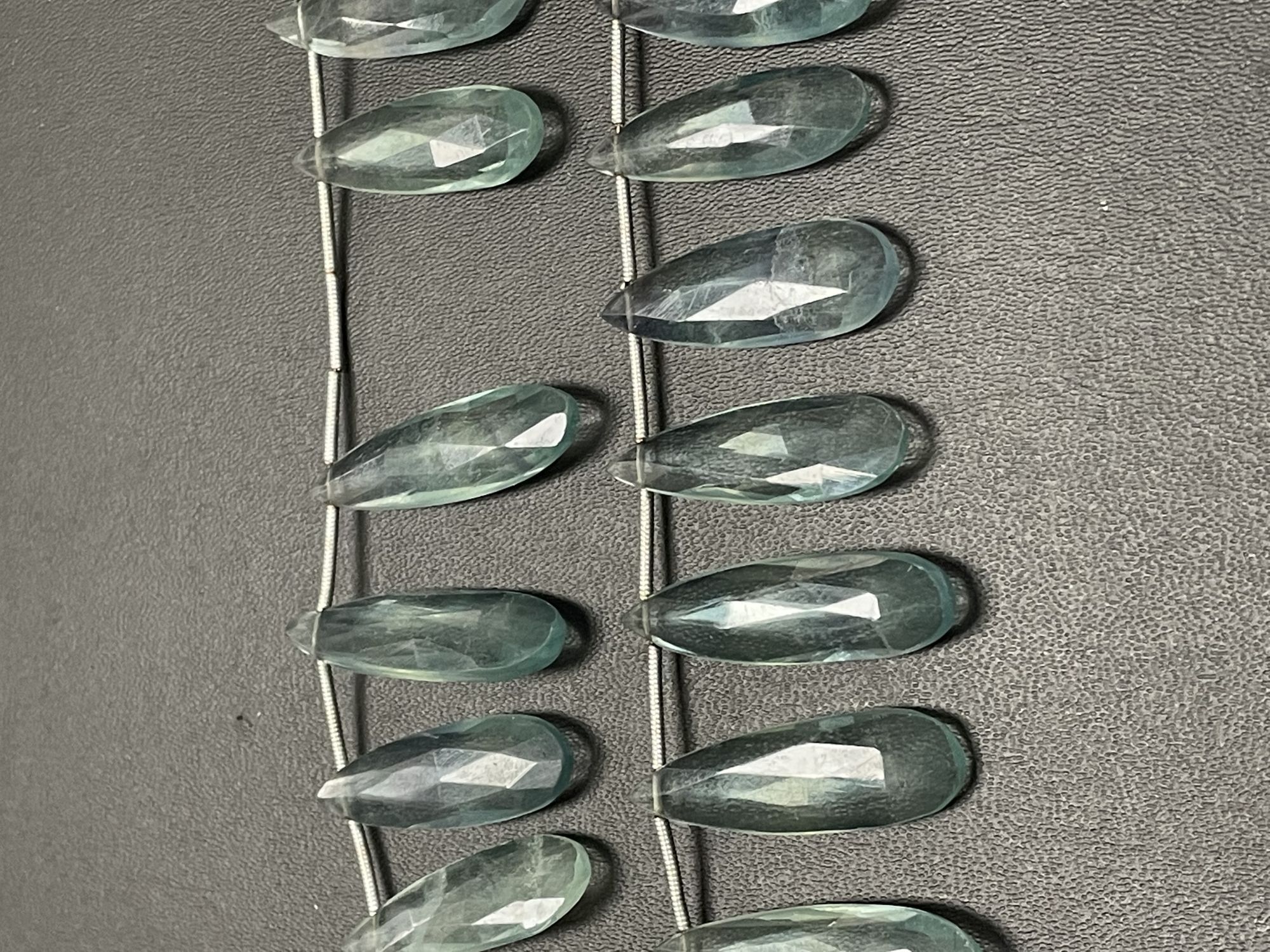 Fluorite Pear Faceted