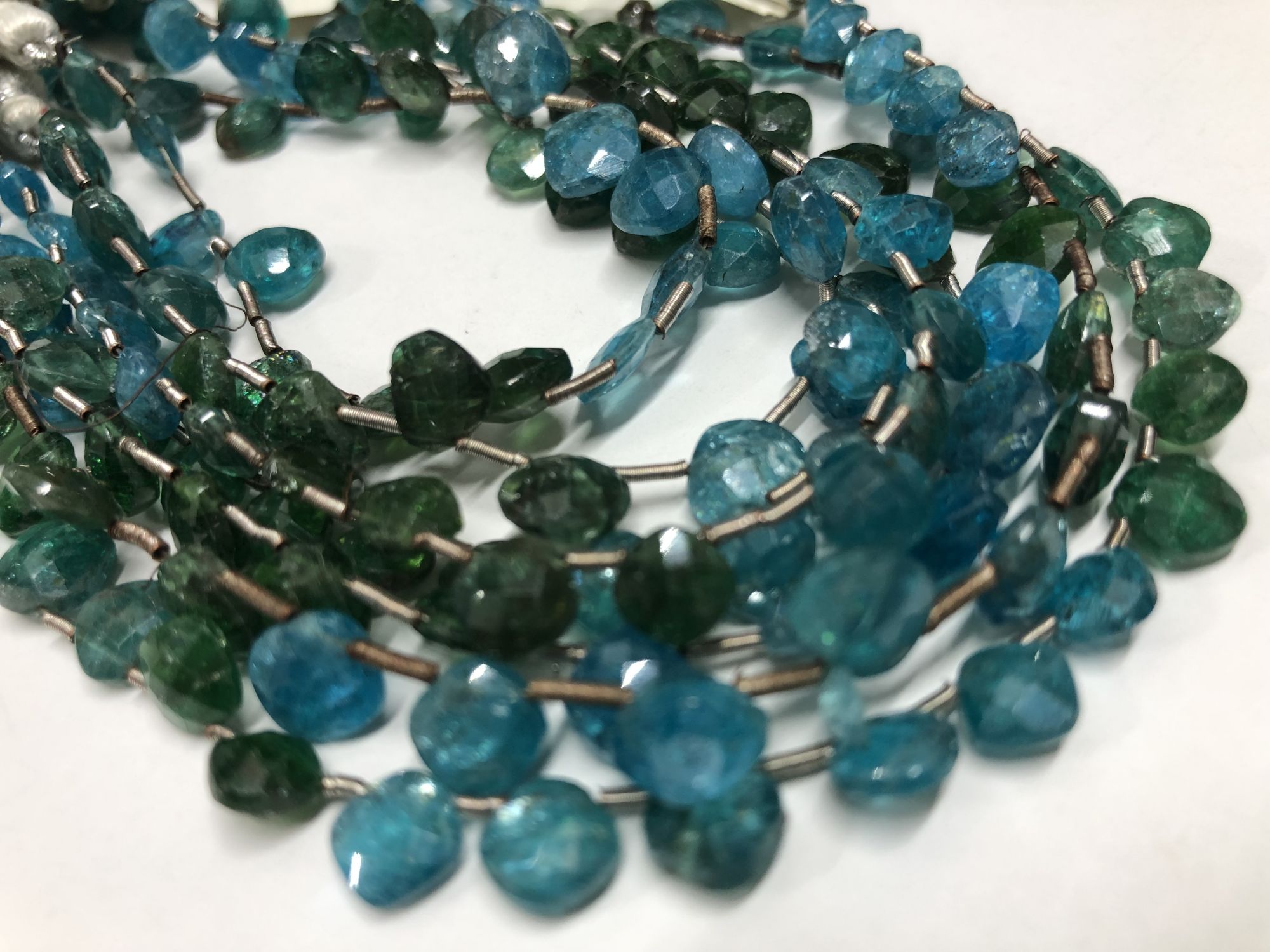 Apatite Cushions Faceted