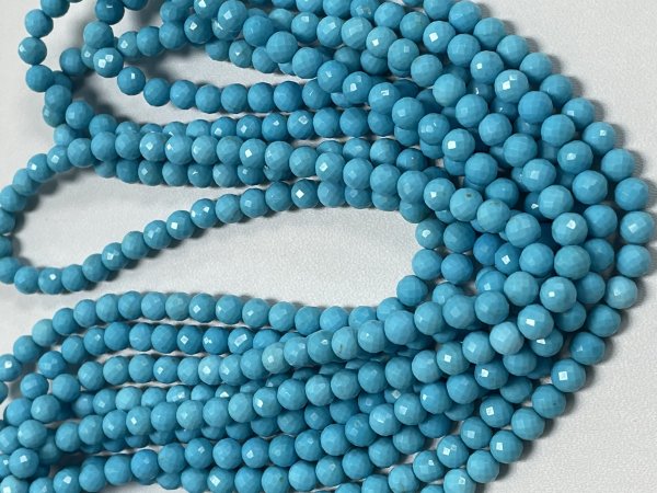 Turquoise Round Faceted