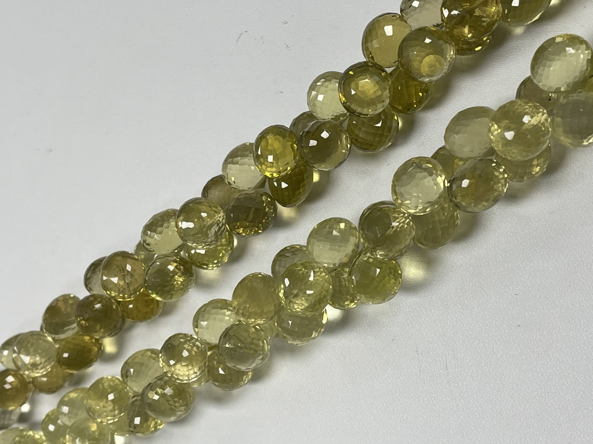Lemon Quartz Onion Faceted