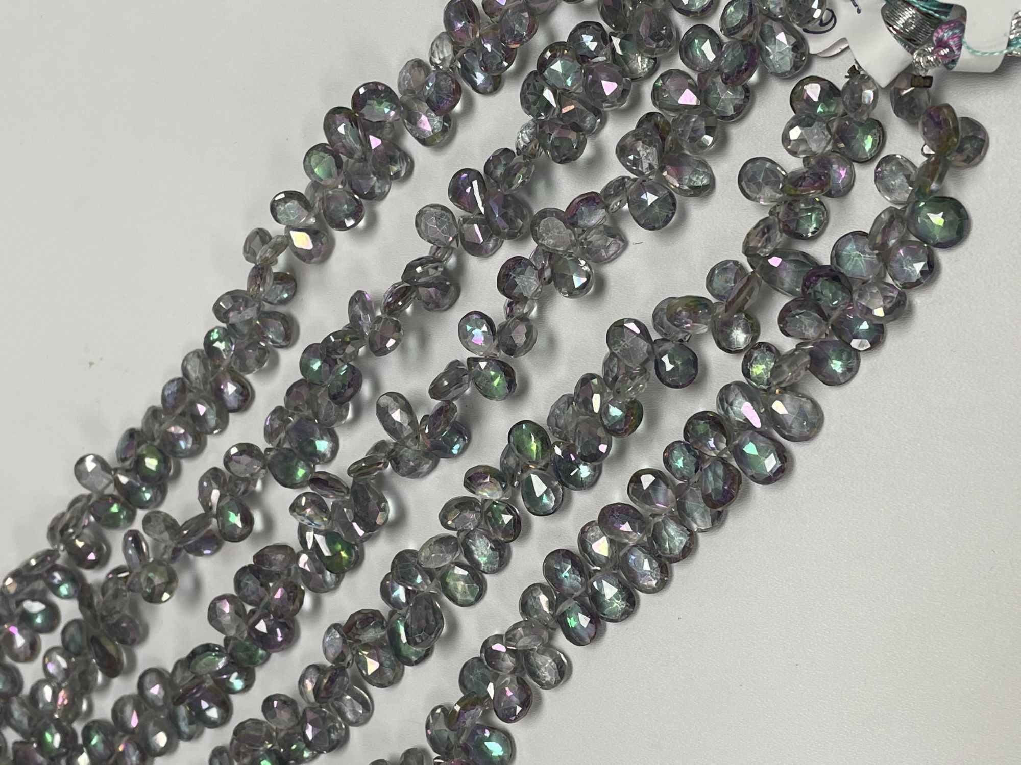 Mystic Topaz Pear Faceted