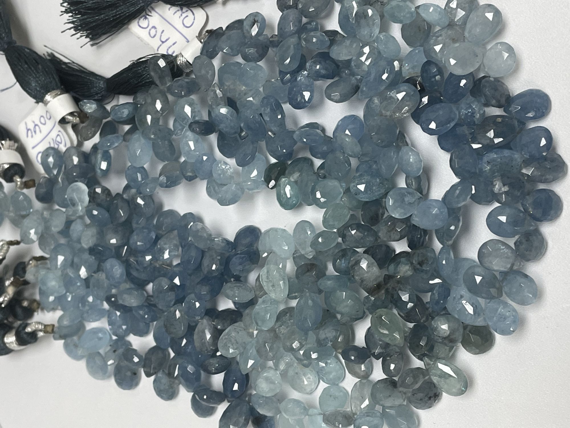 Aquamarine Pear Faceted