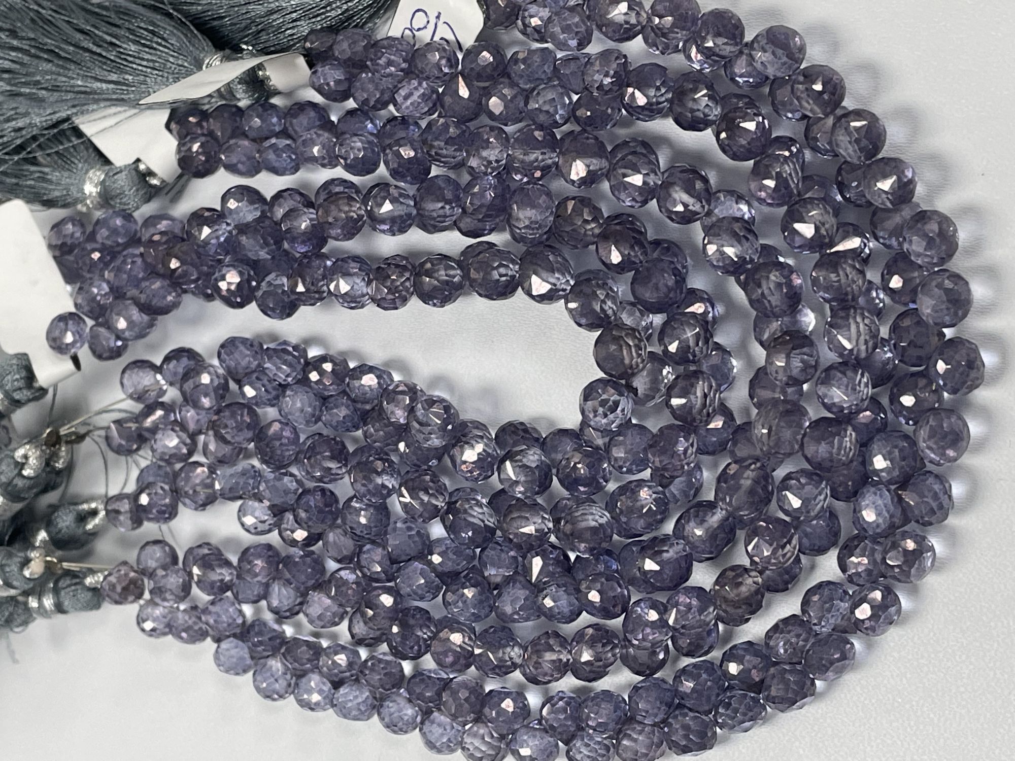 Blue Mystic Quartz Onion Faceted