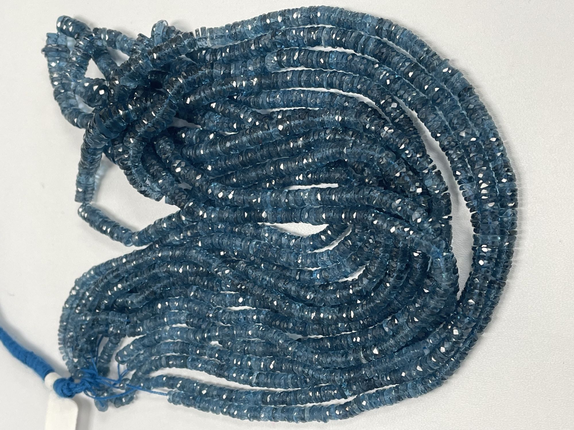 London Blue Topaz Tire Faceted