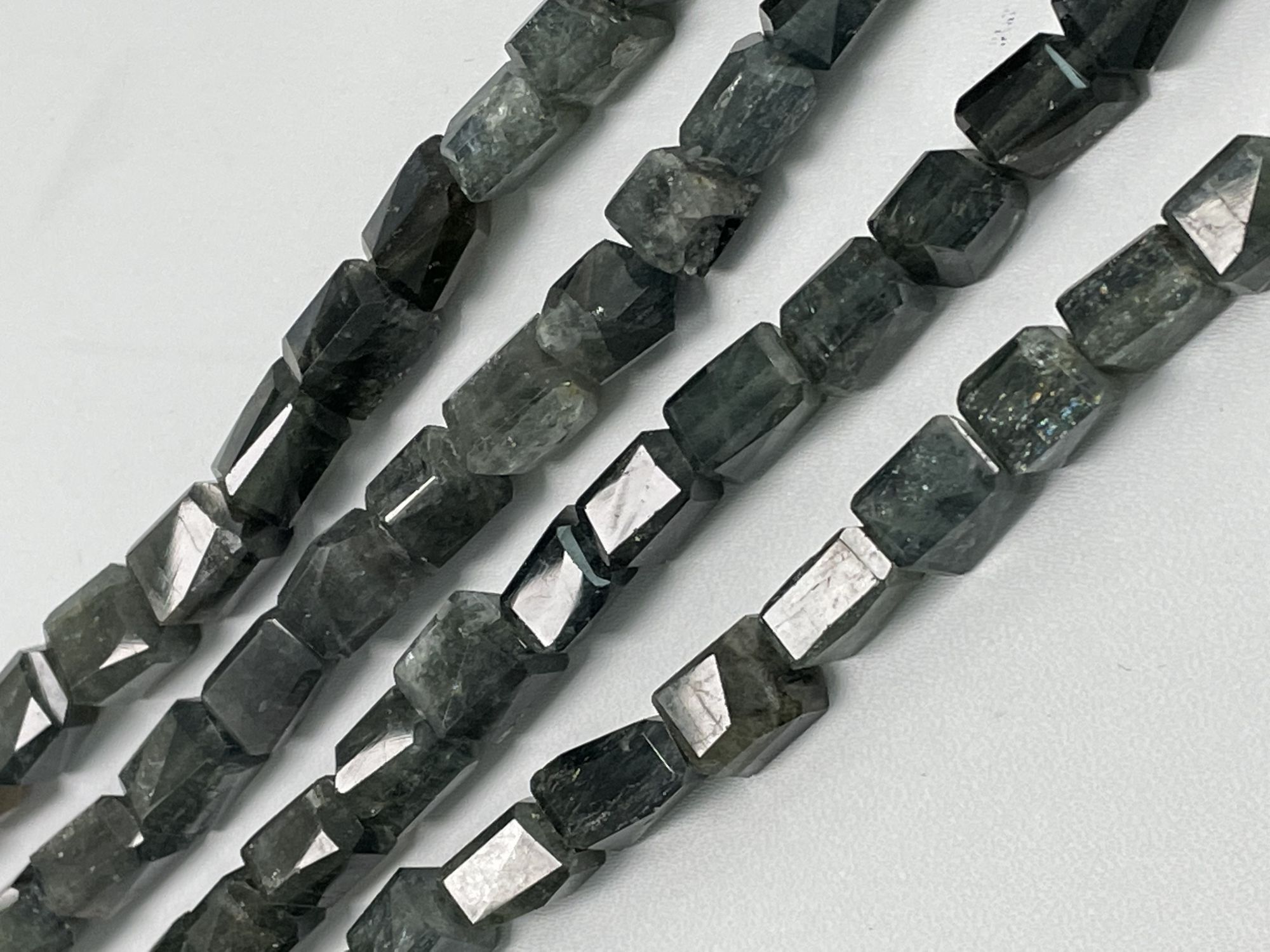 Moss Aquamarine Nugget Faceted