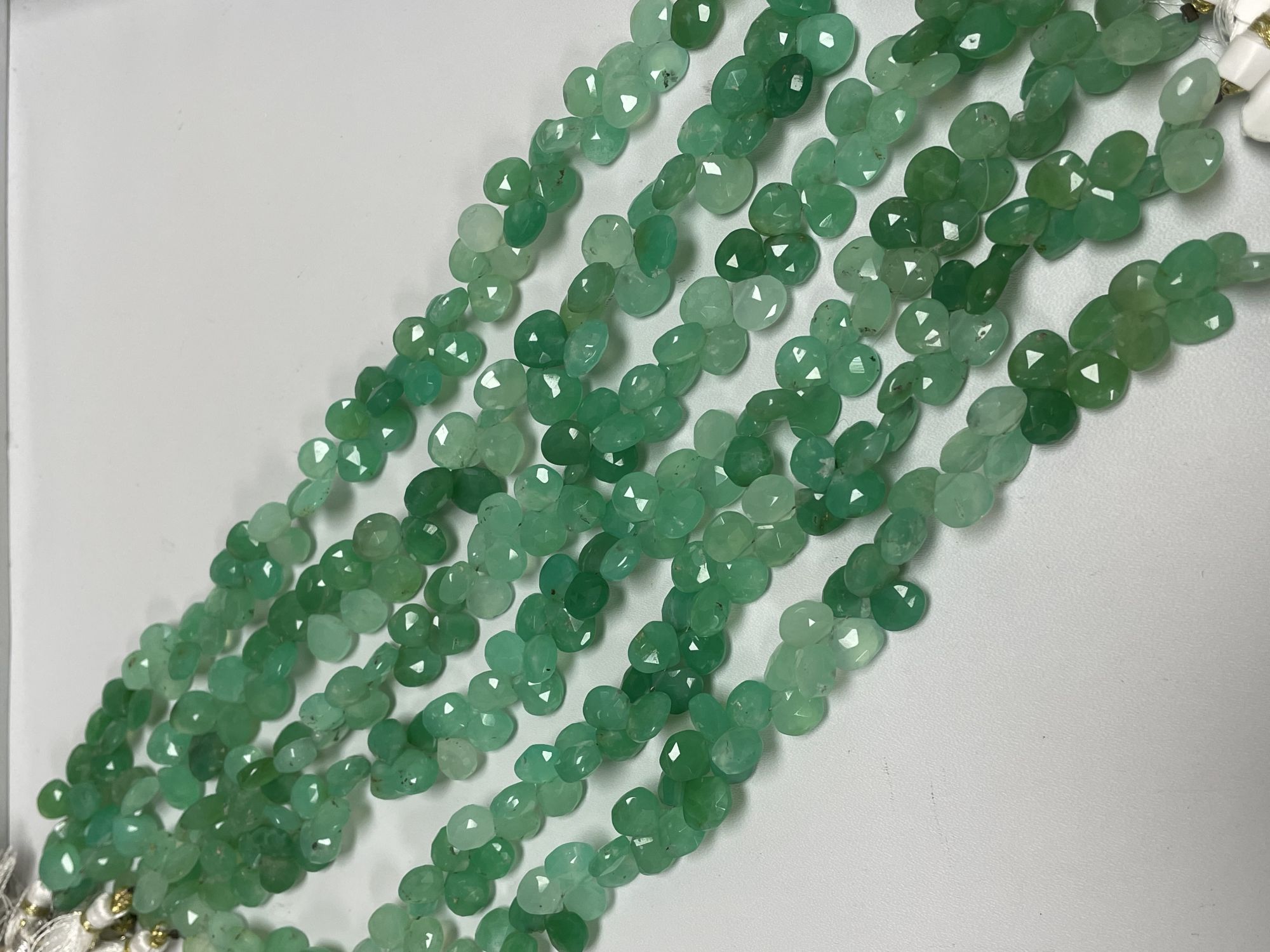 Chrysoprase Heart Faceted