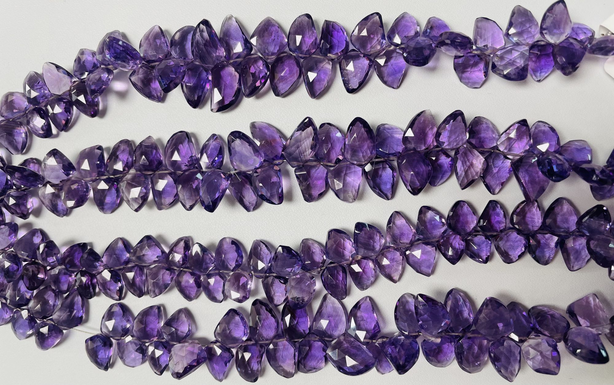 Amethyst Saber Tooth Faceted