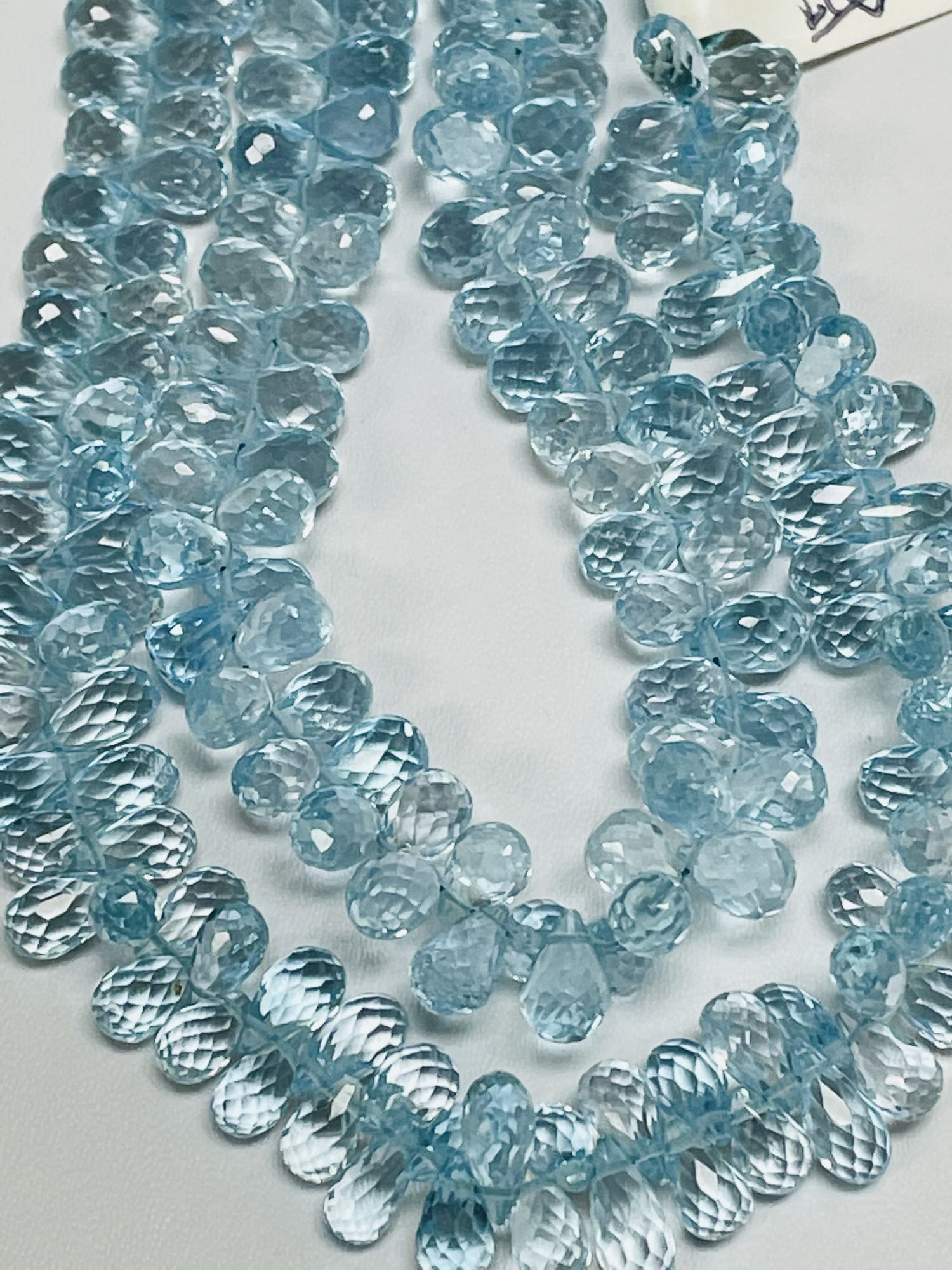 Sky Blue Topaz Drop Faceted