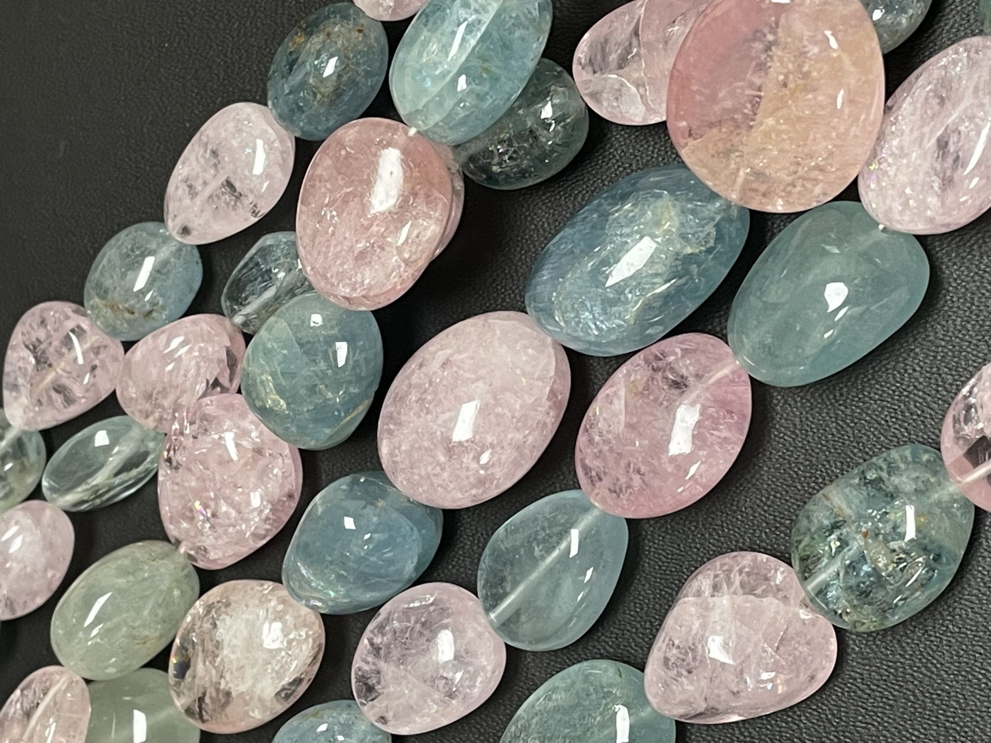 Multi Aquamarine Nugget Smooth