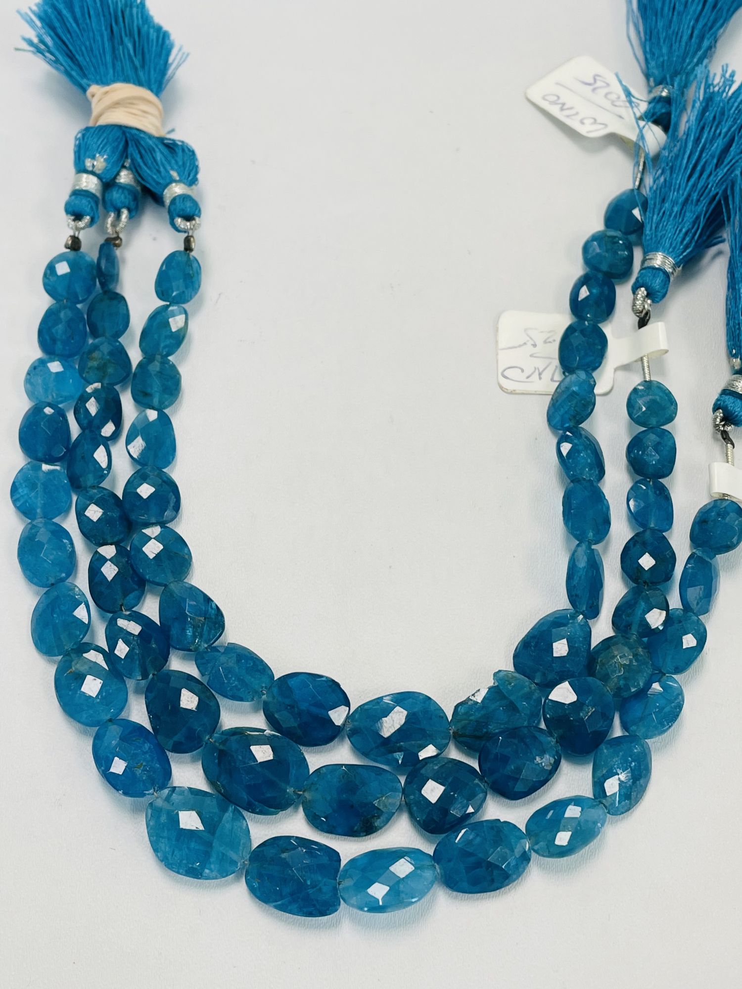 Apatite Nugget Faceted Graduated