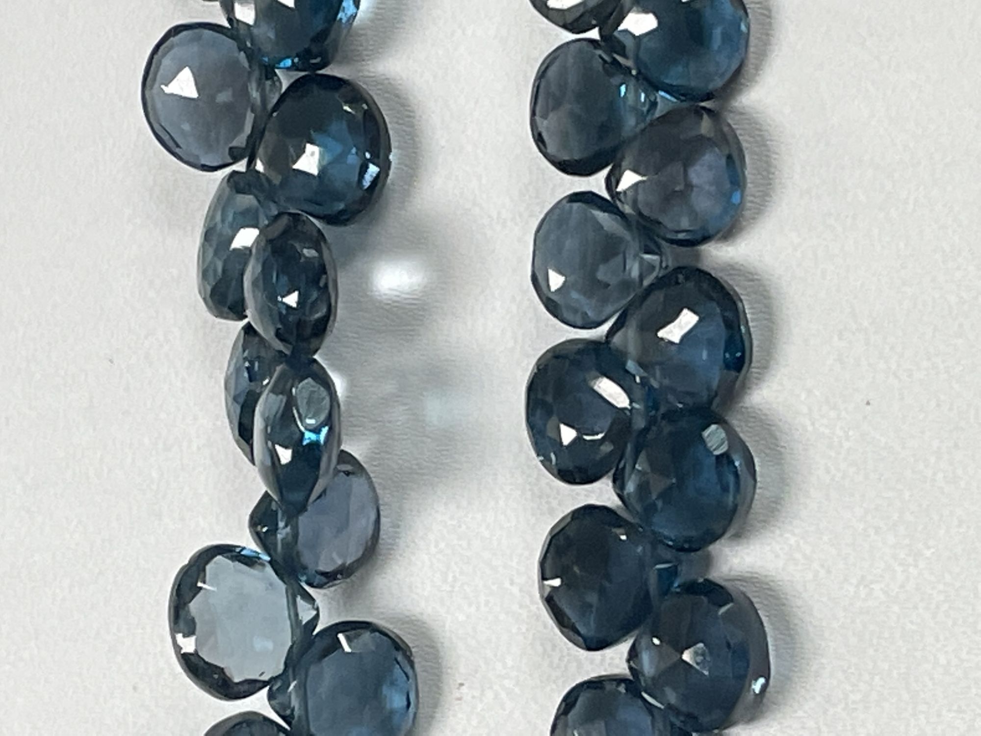 London Blue Topaz Heart Faceted
