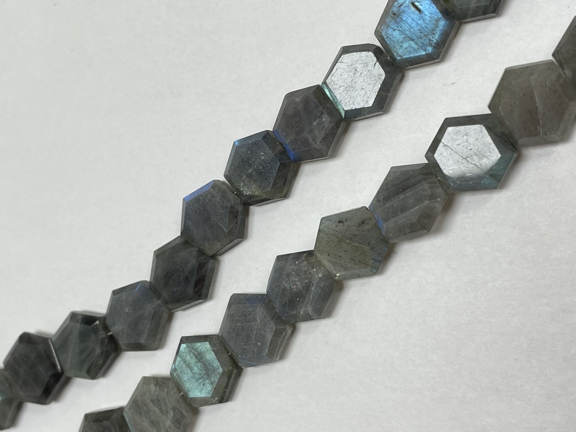 Labradorite Hexagon Faceted