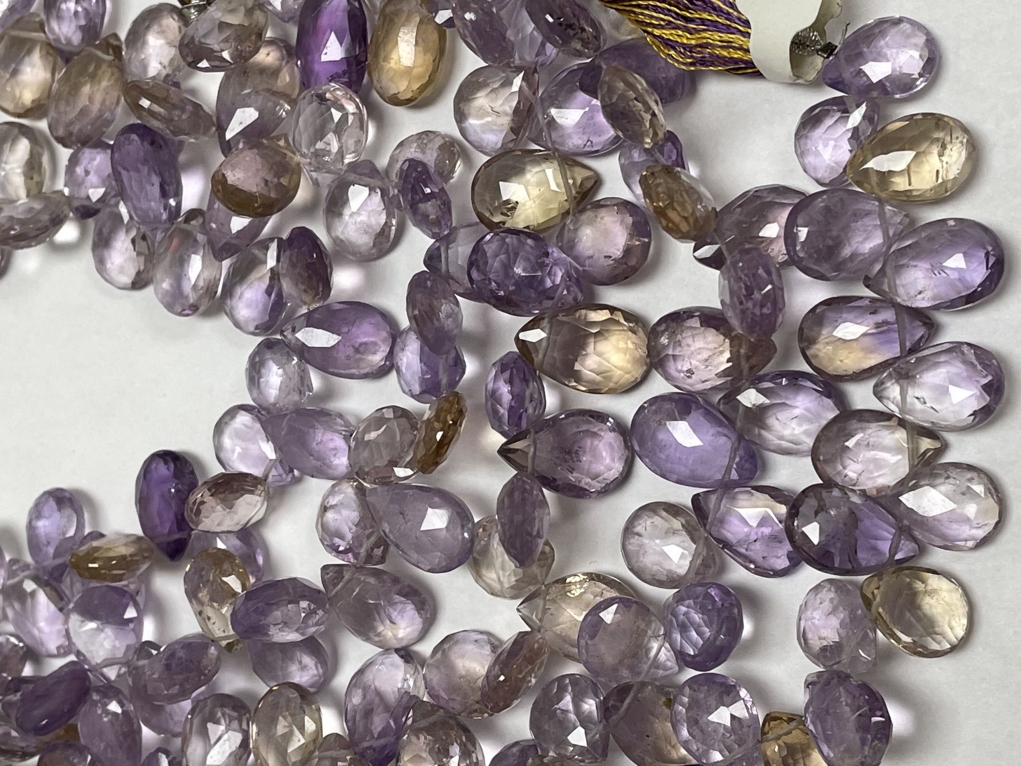 Ametrine Pear Faceted