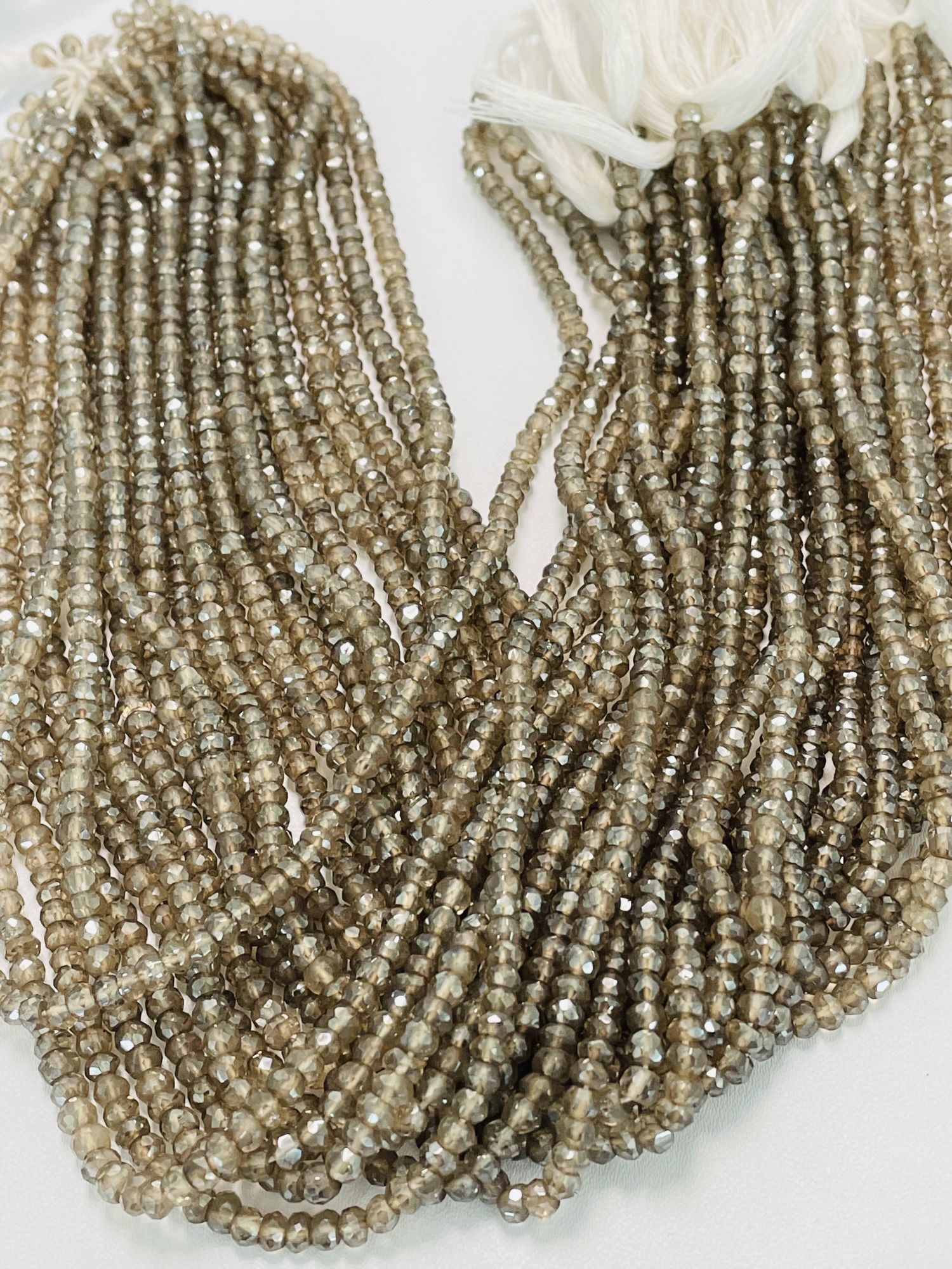 Mystic Quartz Rondelle Faceted