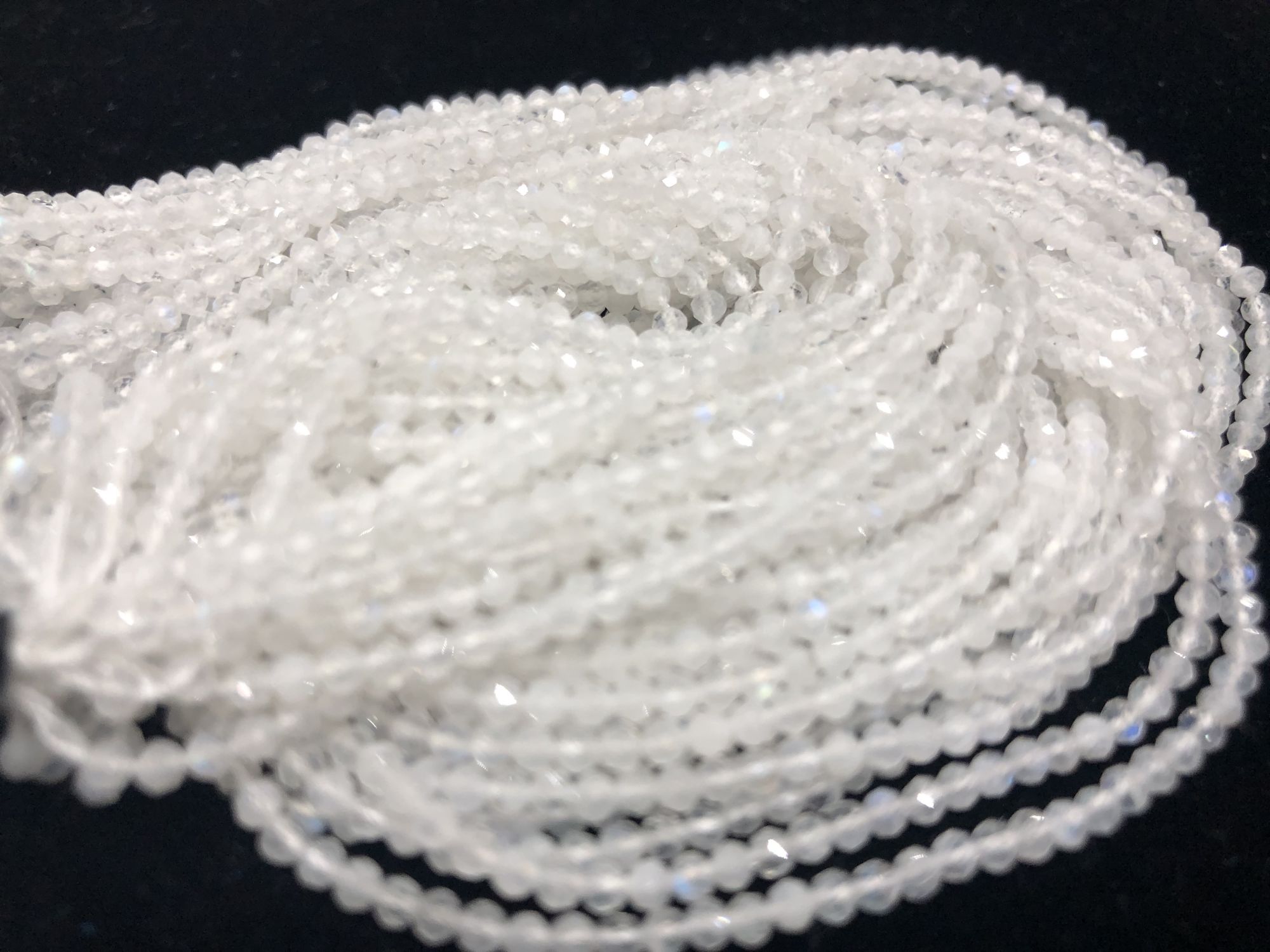 Moonstone Rounds Faceted