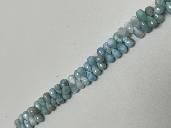 Larimar Drop Faceted