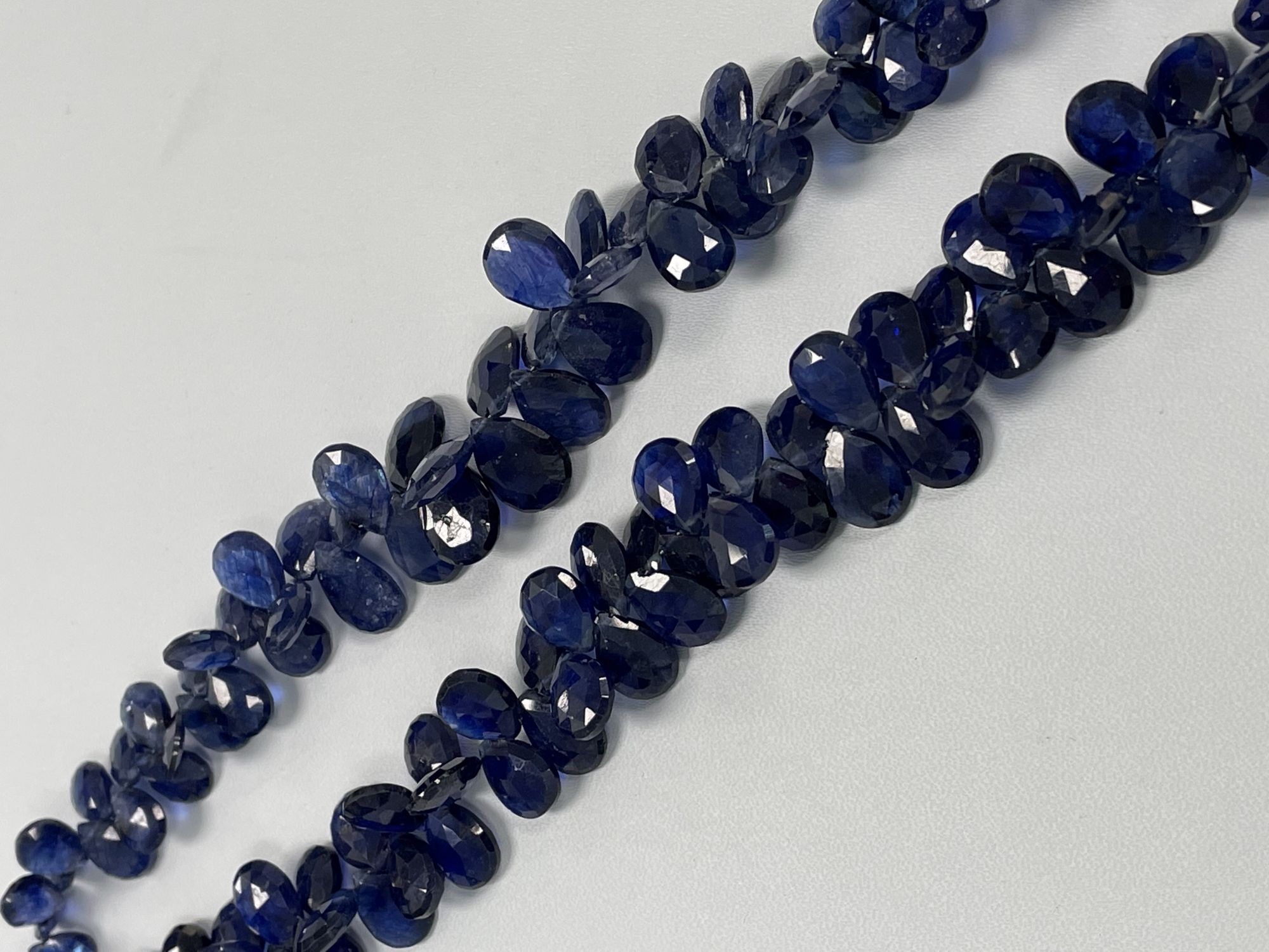 Blue Sapphire Pear Faceted