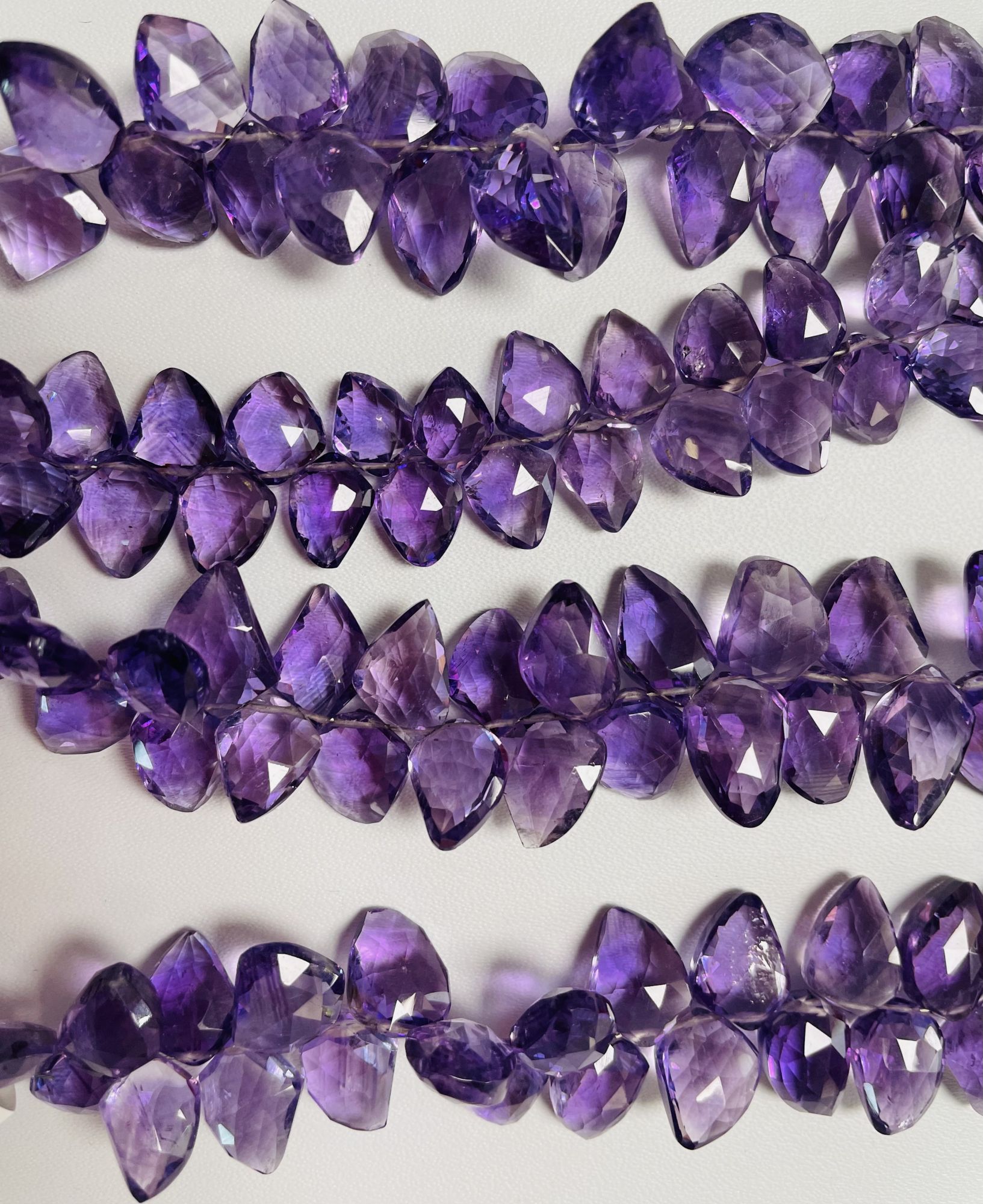 Amethyst Saber Tooth Faceted
