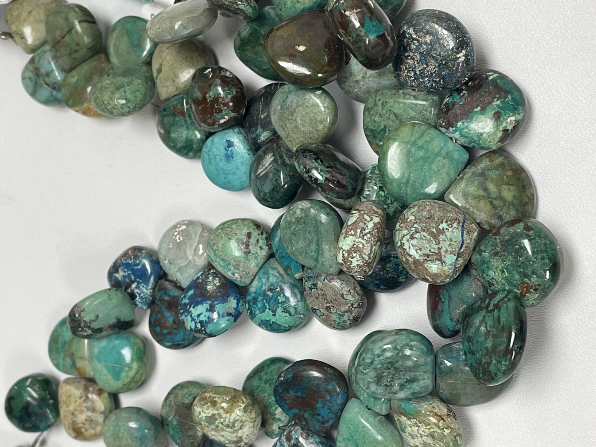 Chrysocolla Heart Smooth