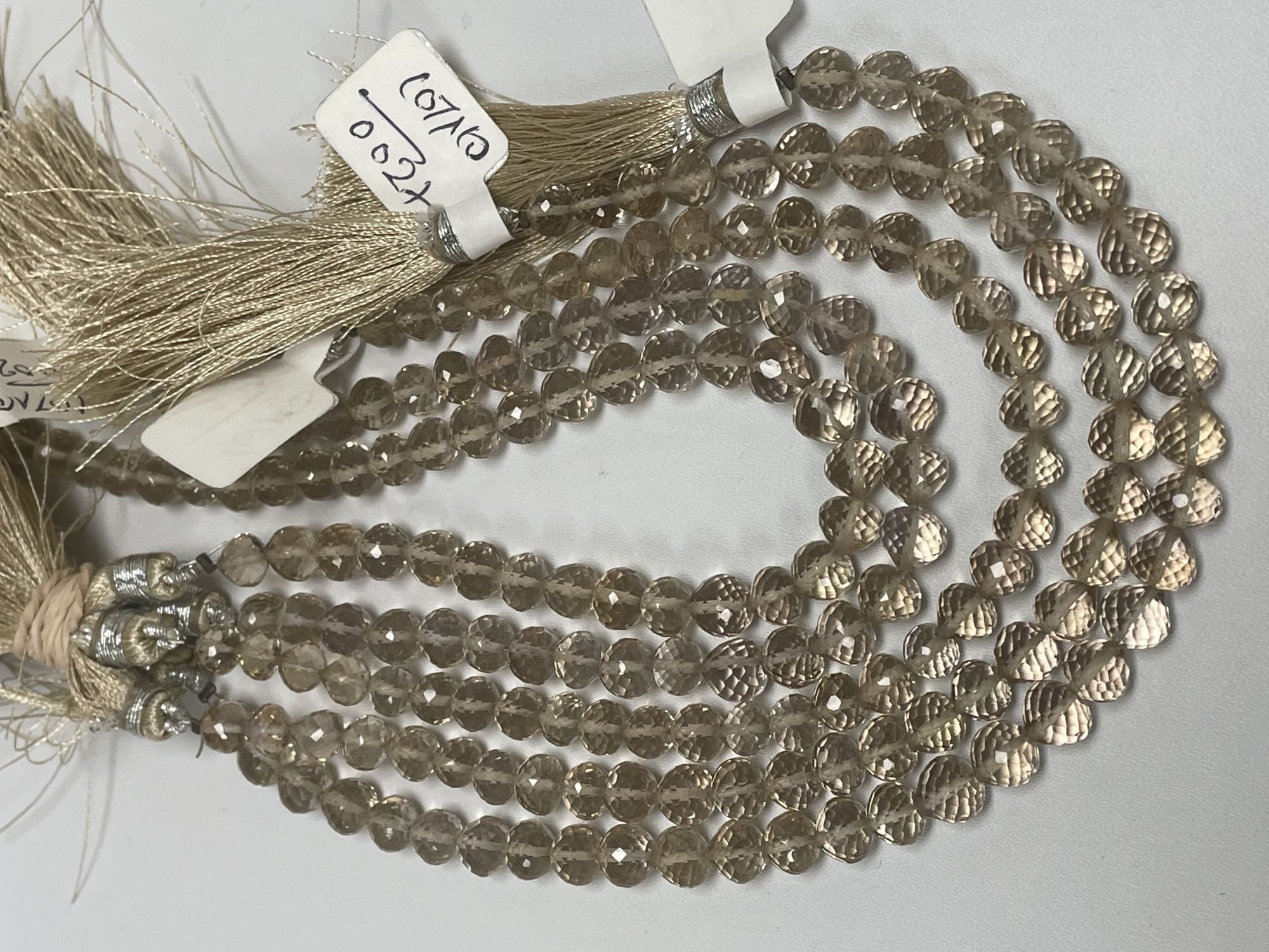 Champagne Quartz Onion Faceted