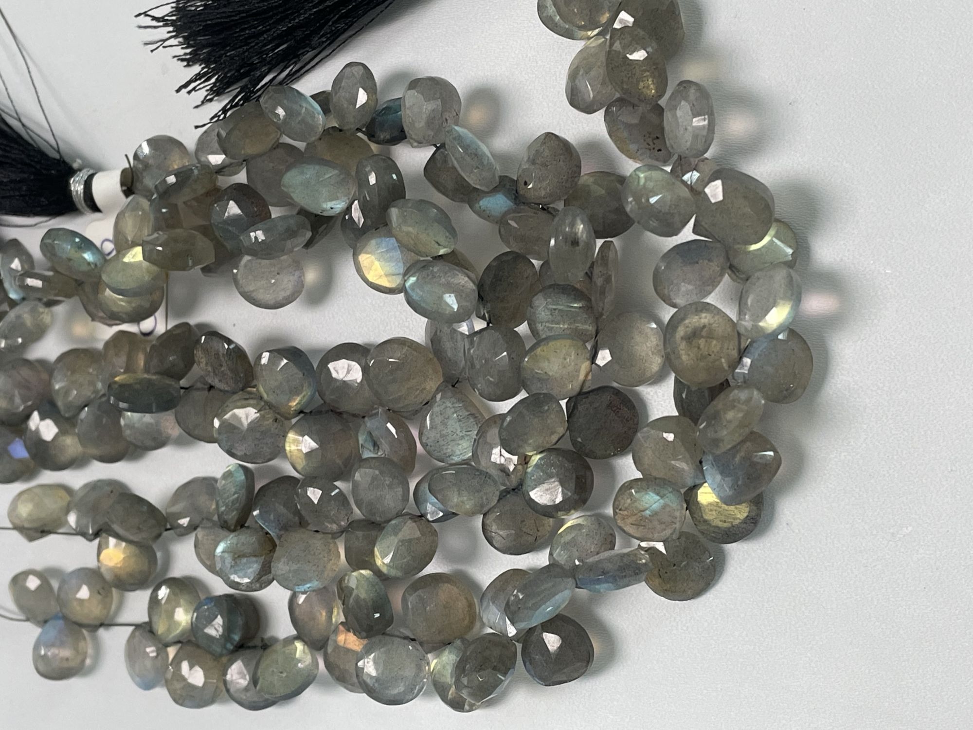 Labradorite Heart Faceted