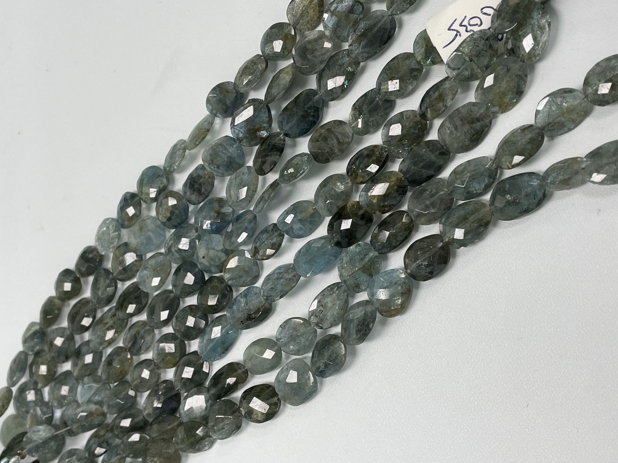 Moss Aquamairne Nugget Faceted