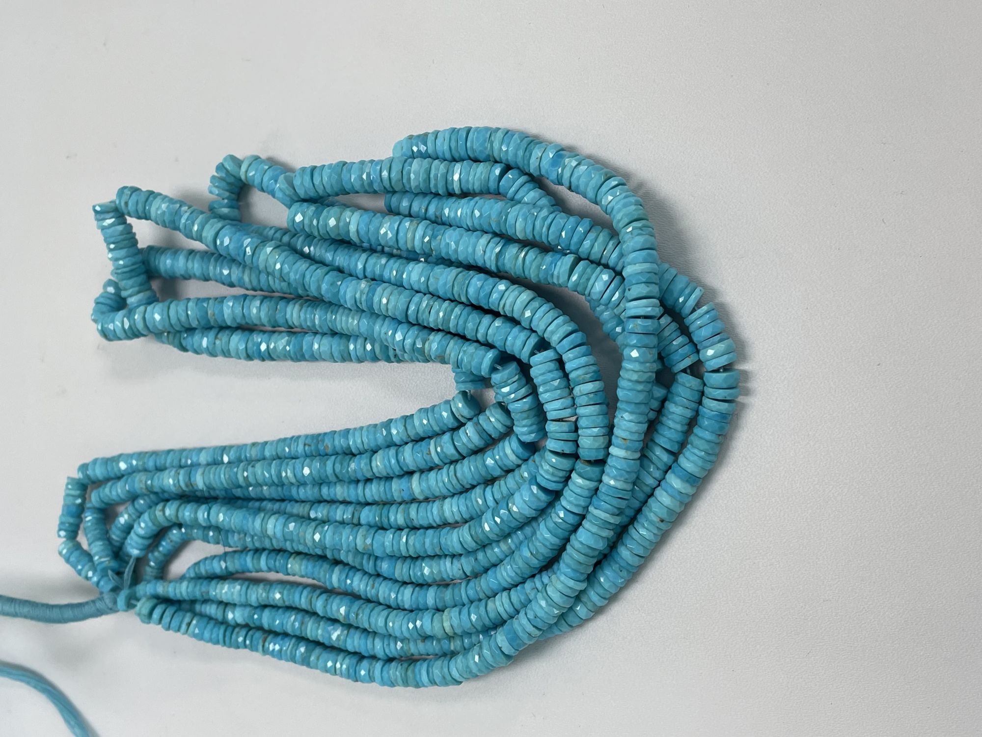 Turquoise Tire Faceted
