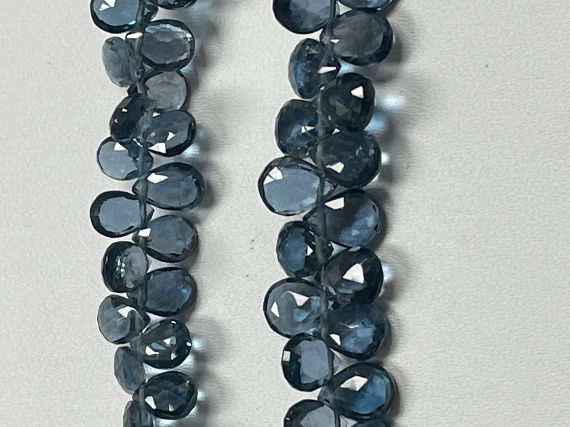 London Blue Topaz Pear Faceted