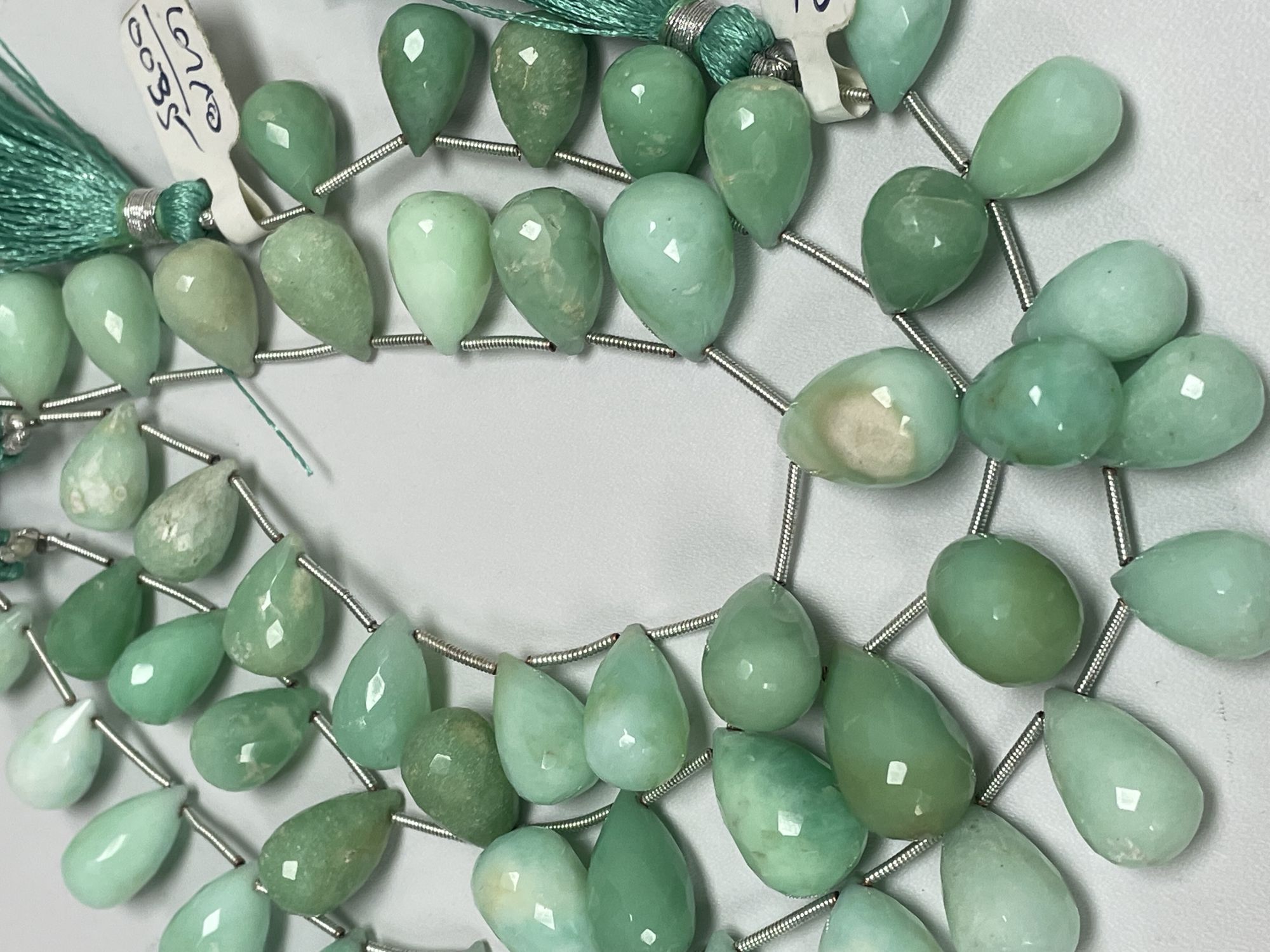 Chrysoprase Drop Faceted