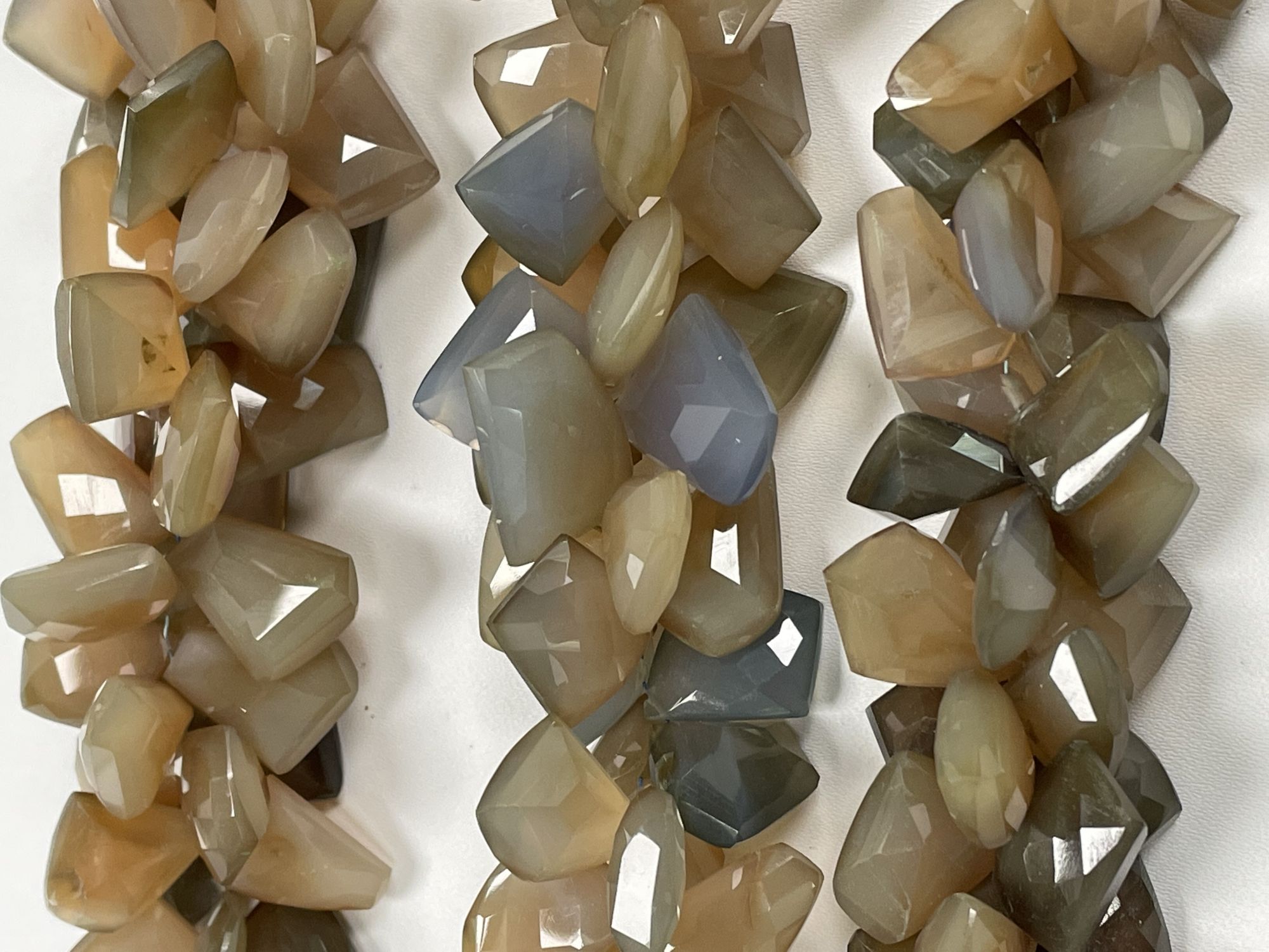 Chalcedony Funky Cut Faceted