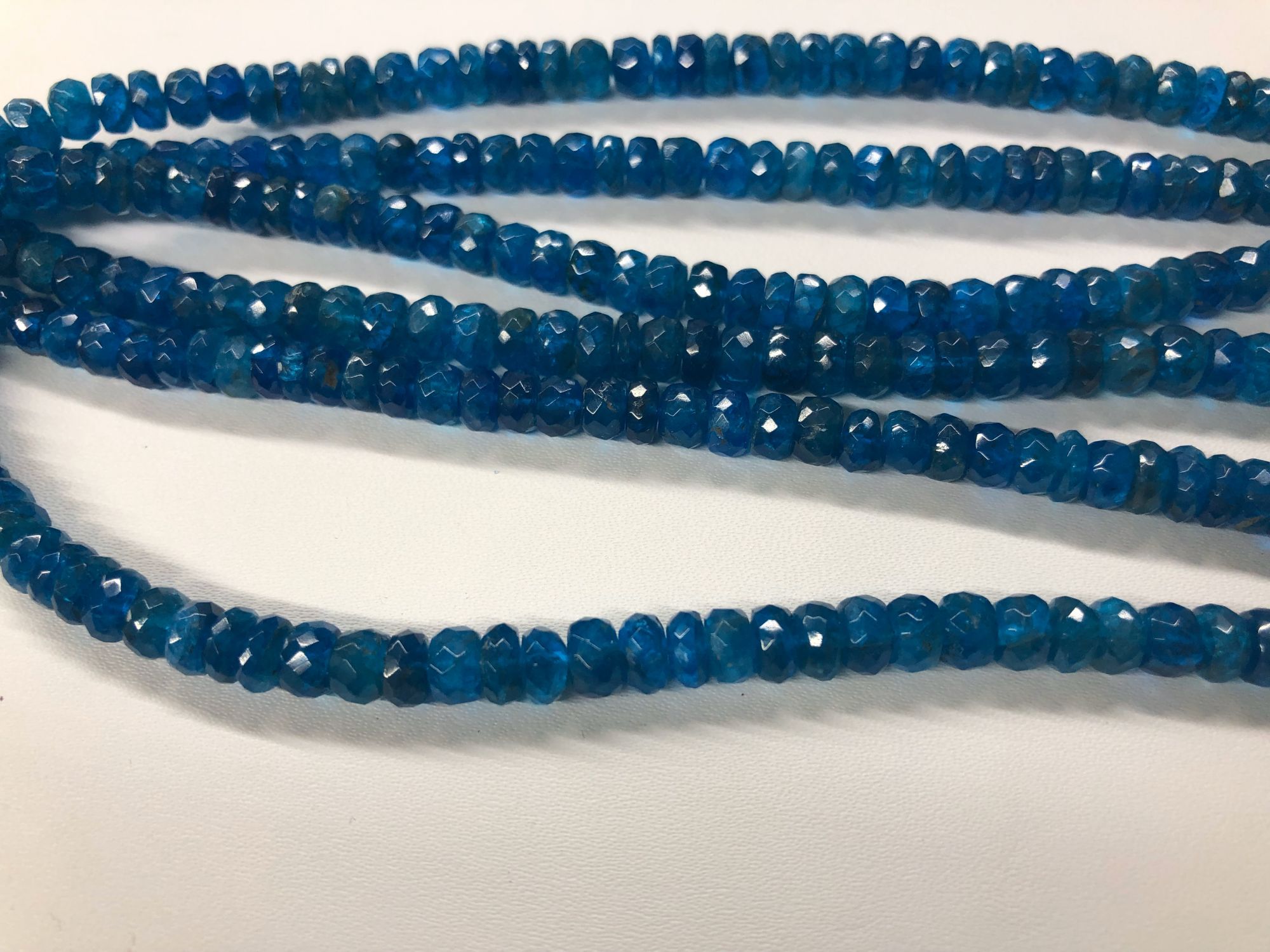 Apatite Rondelles Faceted