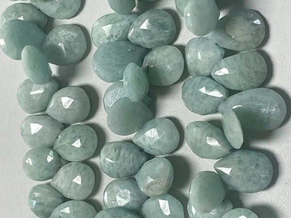 Amazonite Pear Faceted