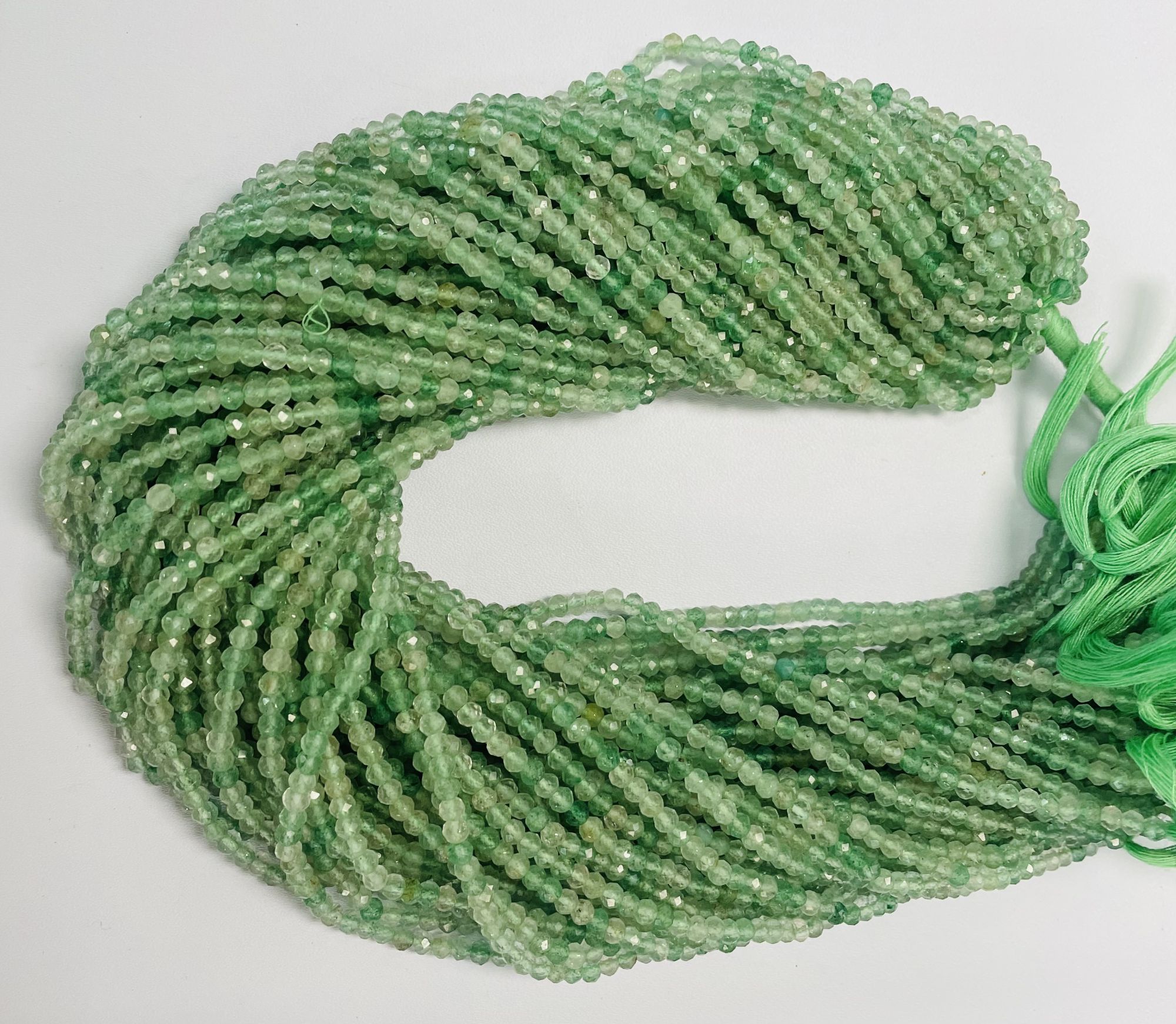 Aventurine Rondelle Faceted