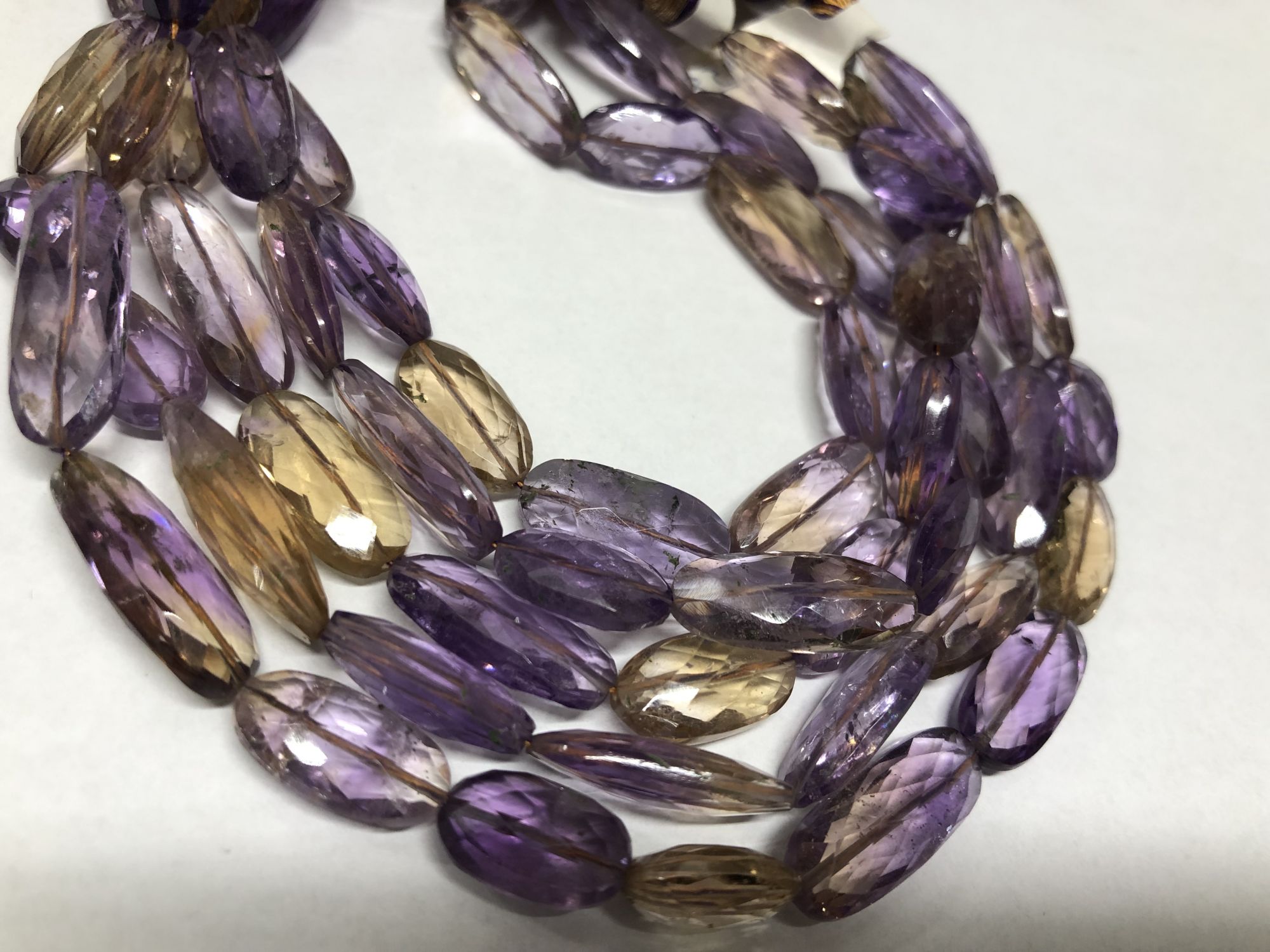 Ametrine Ovals Faceted