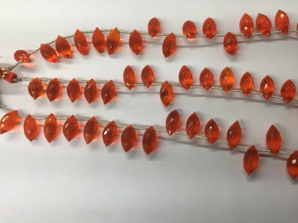 Hydro Quartz Puff Marquise Faceted