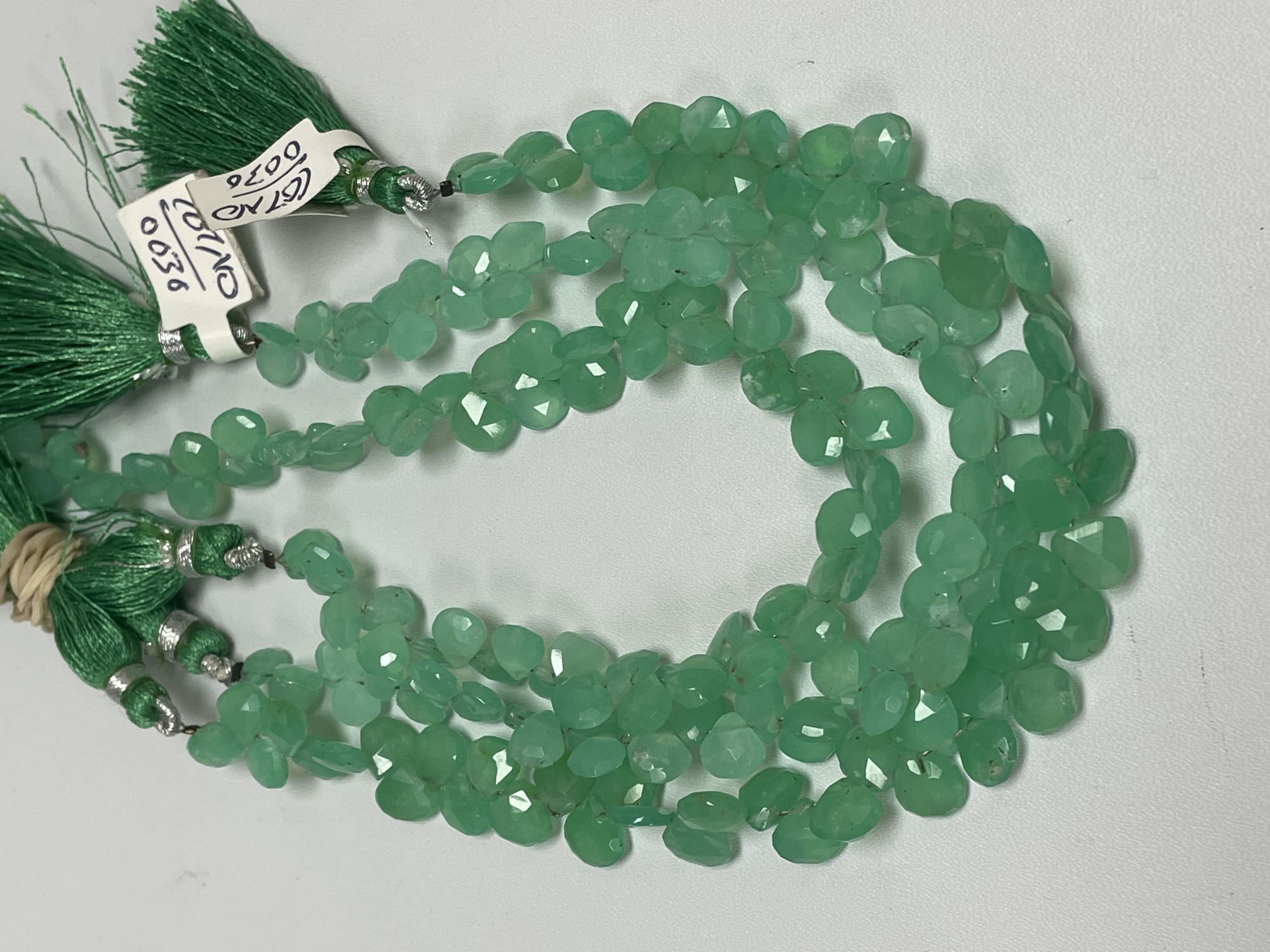 Chrysoprase Heart Faceted