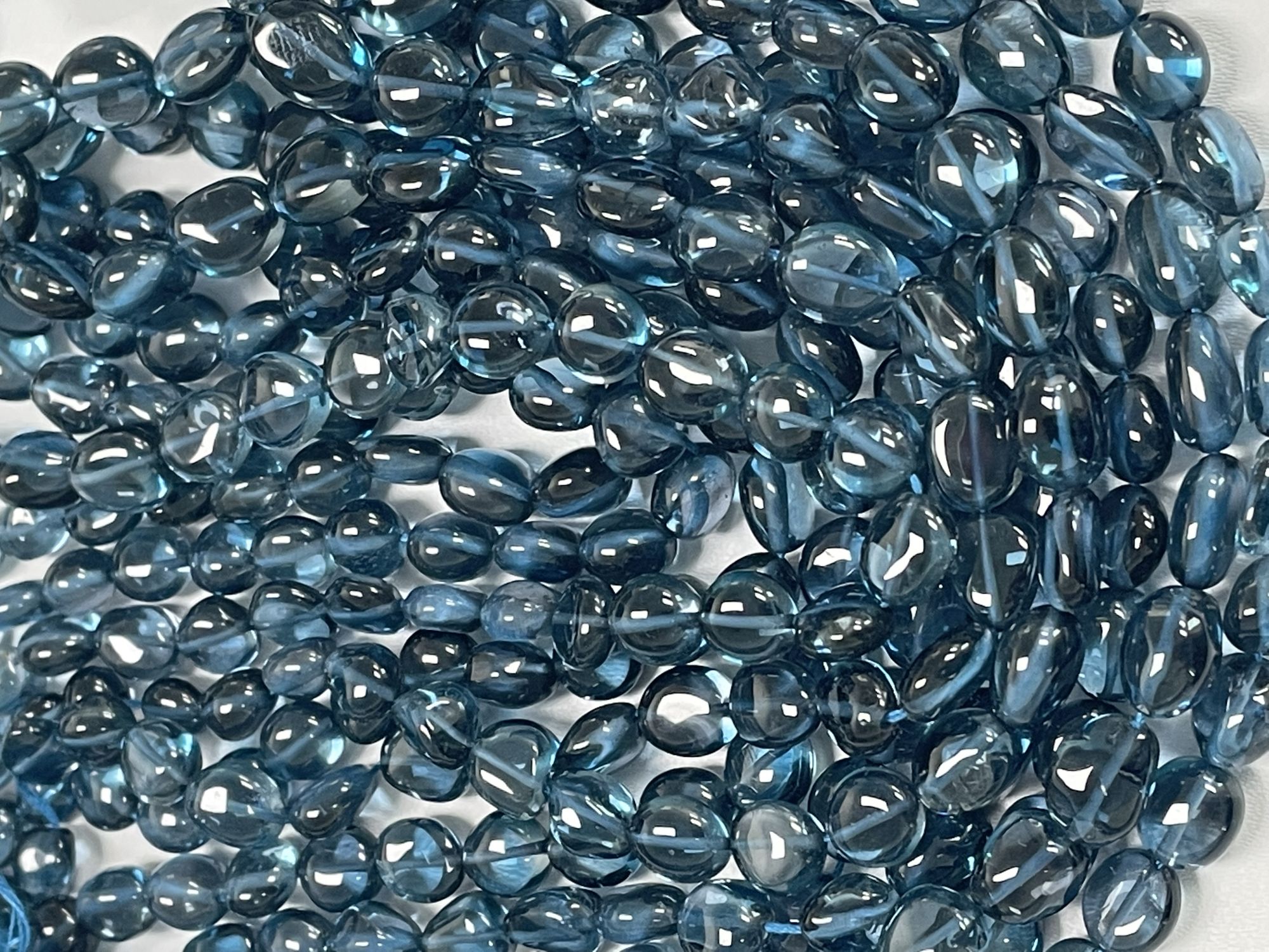 London Blue Topaz Nugget Smooth