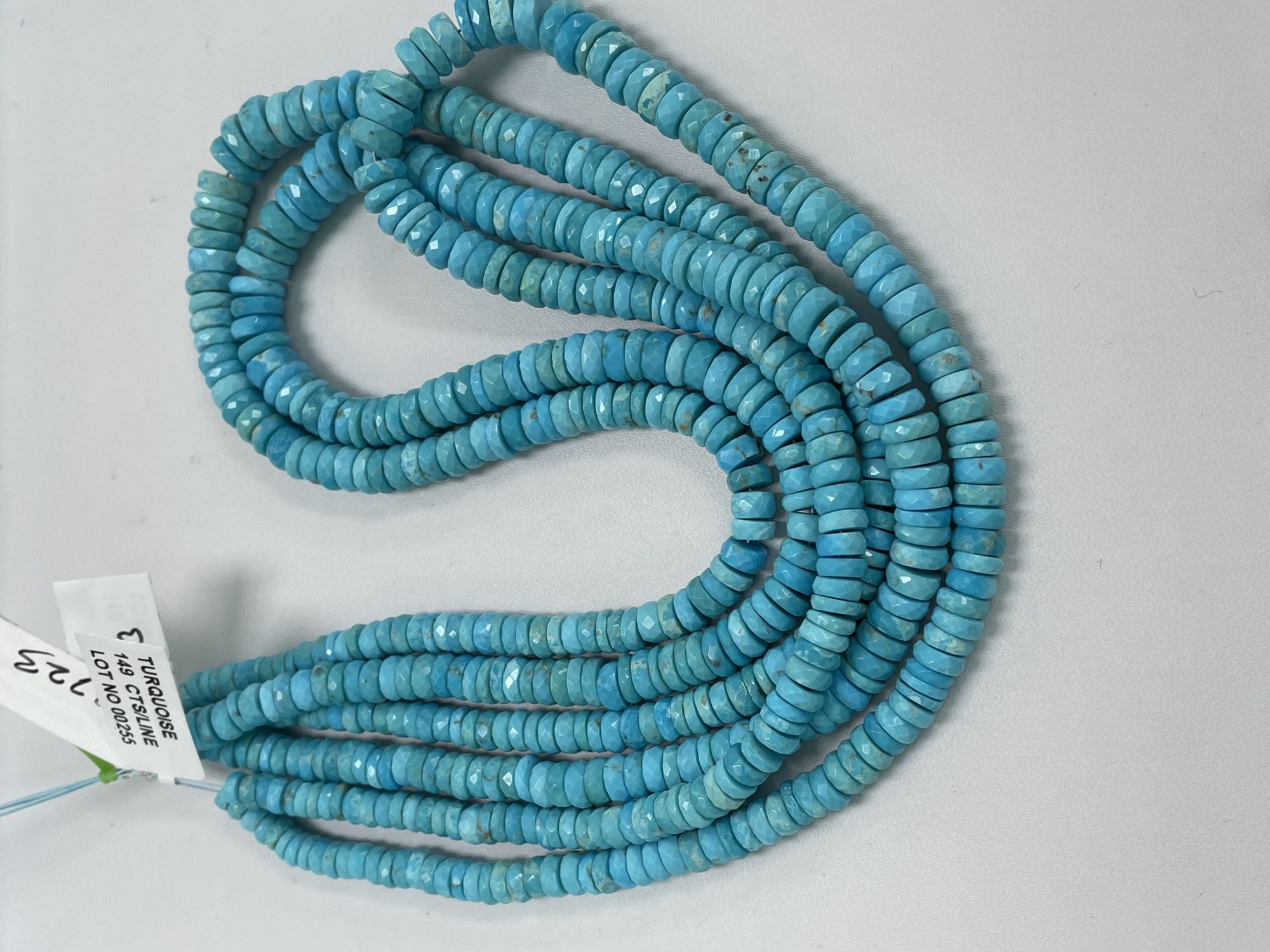 Turquoise Tire Faceted