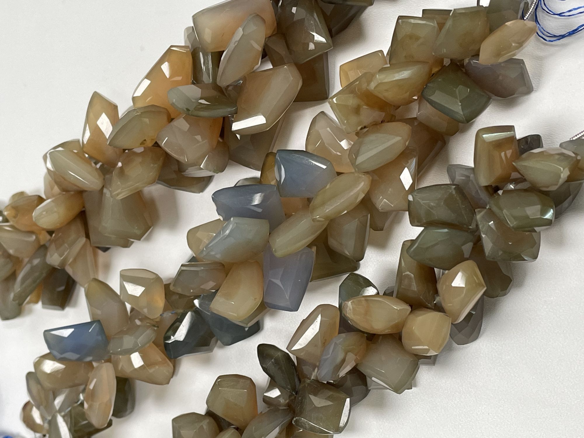 Chalcedony Funky Cut Faceted