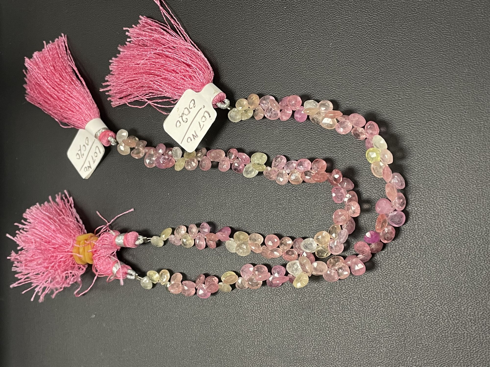 Multi Color Sapphire Pear Faceted