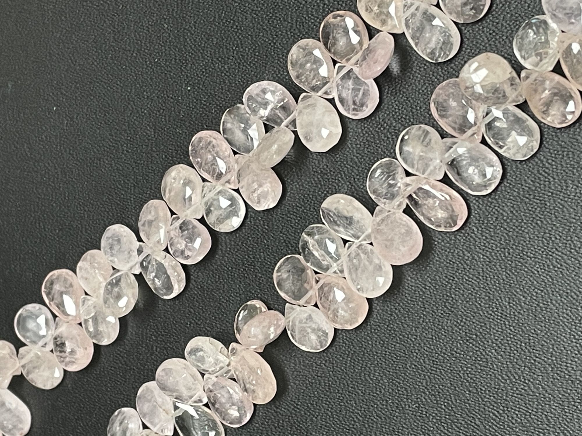 Morganite Pear Faceted