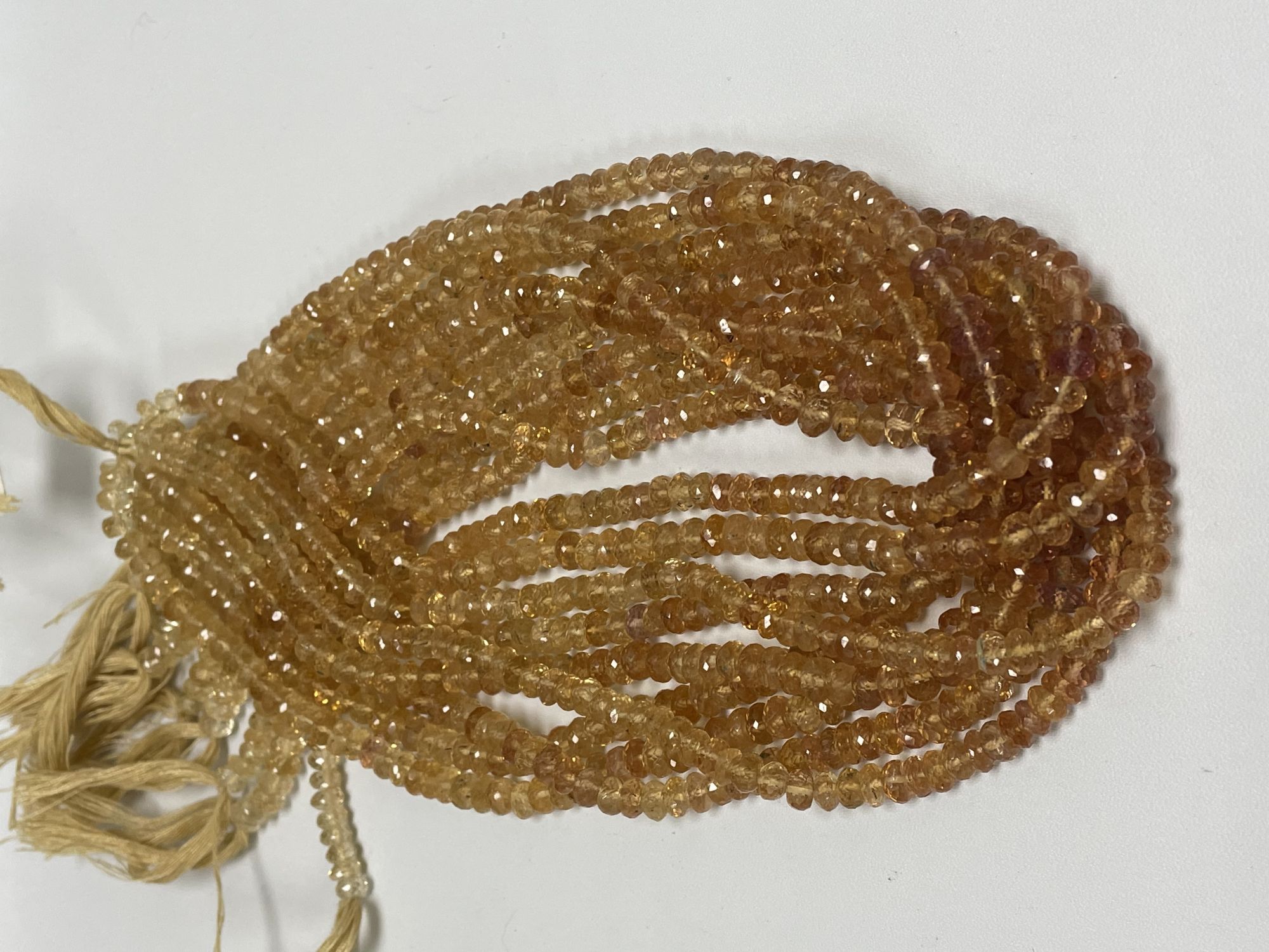 Imperial Topaz Rondelle Faceted