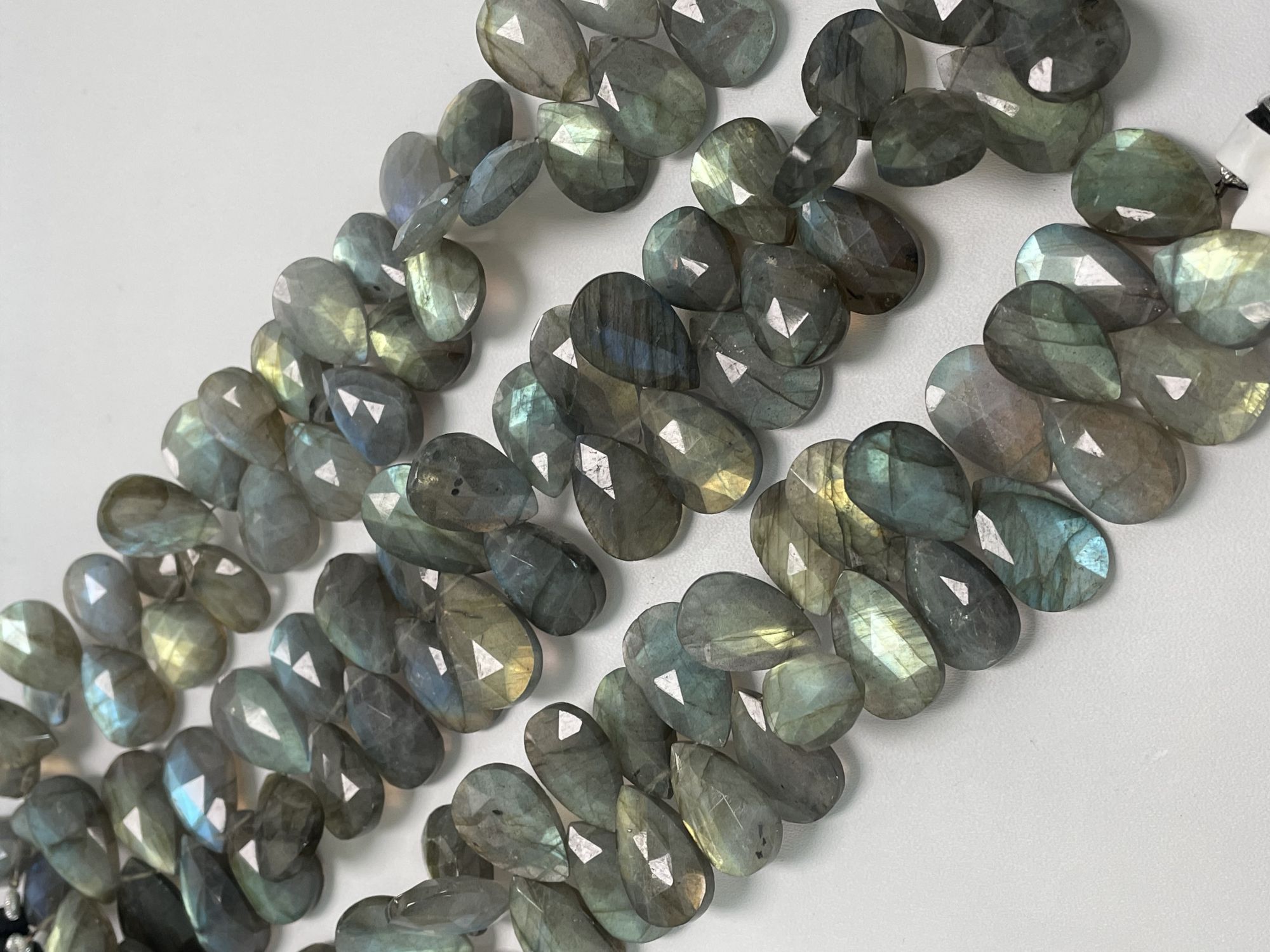 Labradorite Pear Faceted