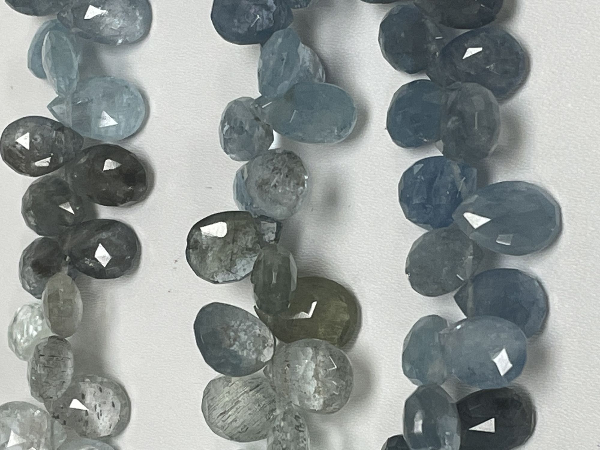 Aquamarine Pear Faceted
