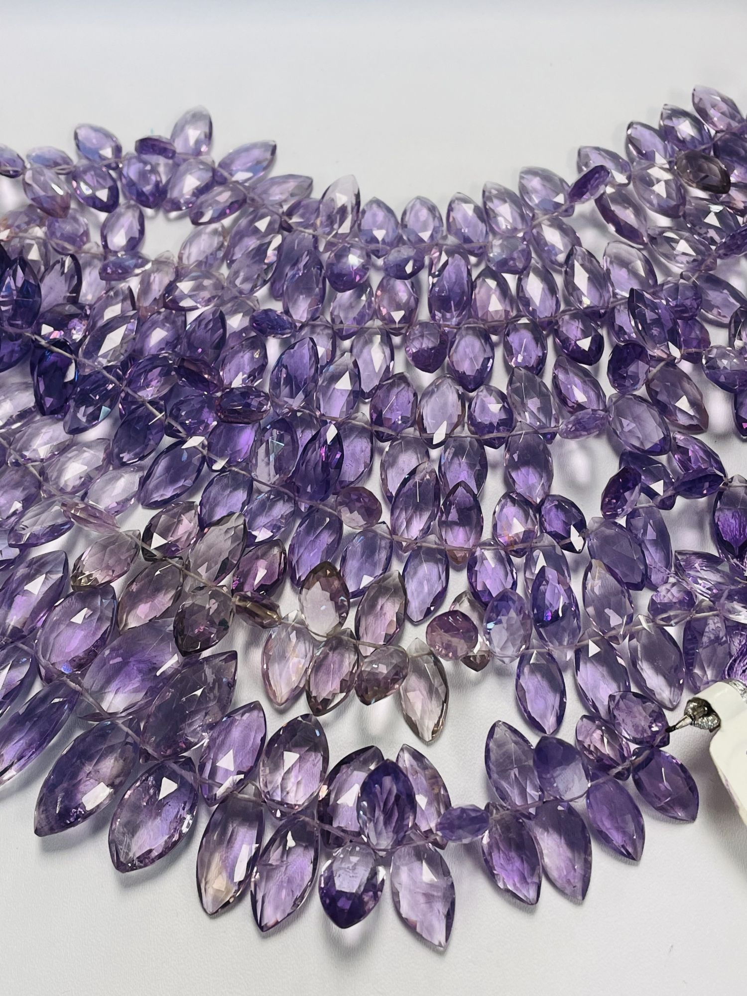 Purple Amethyst Marquise Faceted