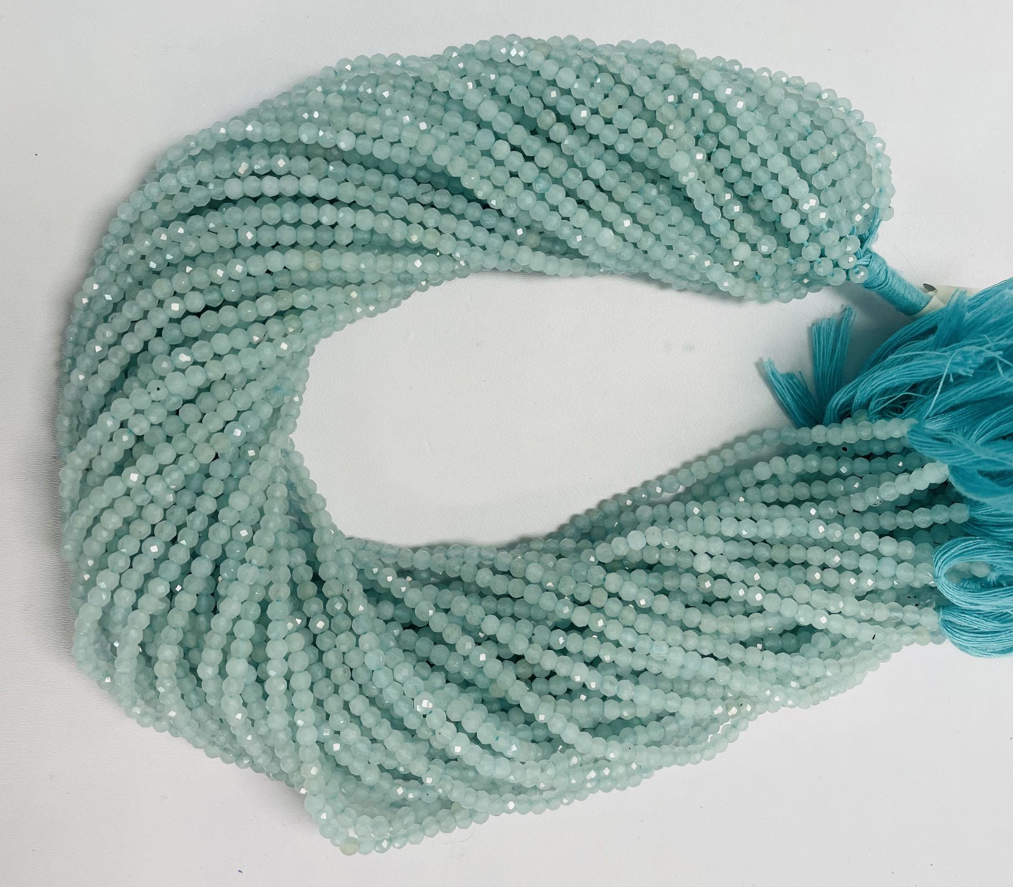 Natural Chalcedony Rondelle