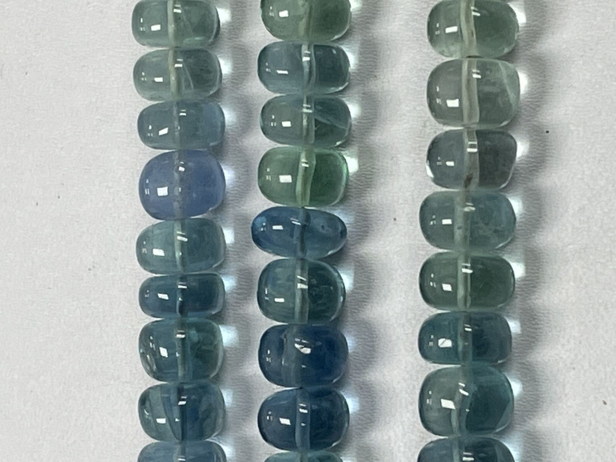 Fluorite Rondelle Smooth