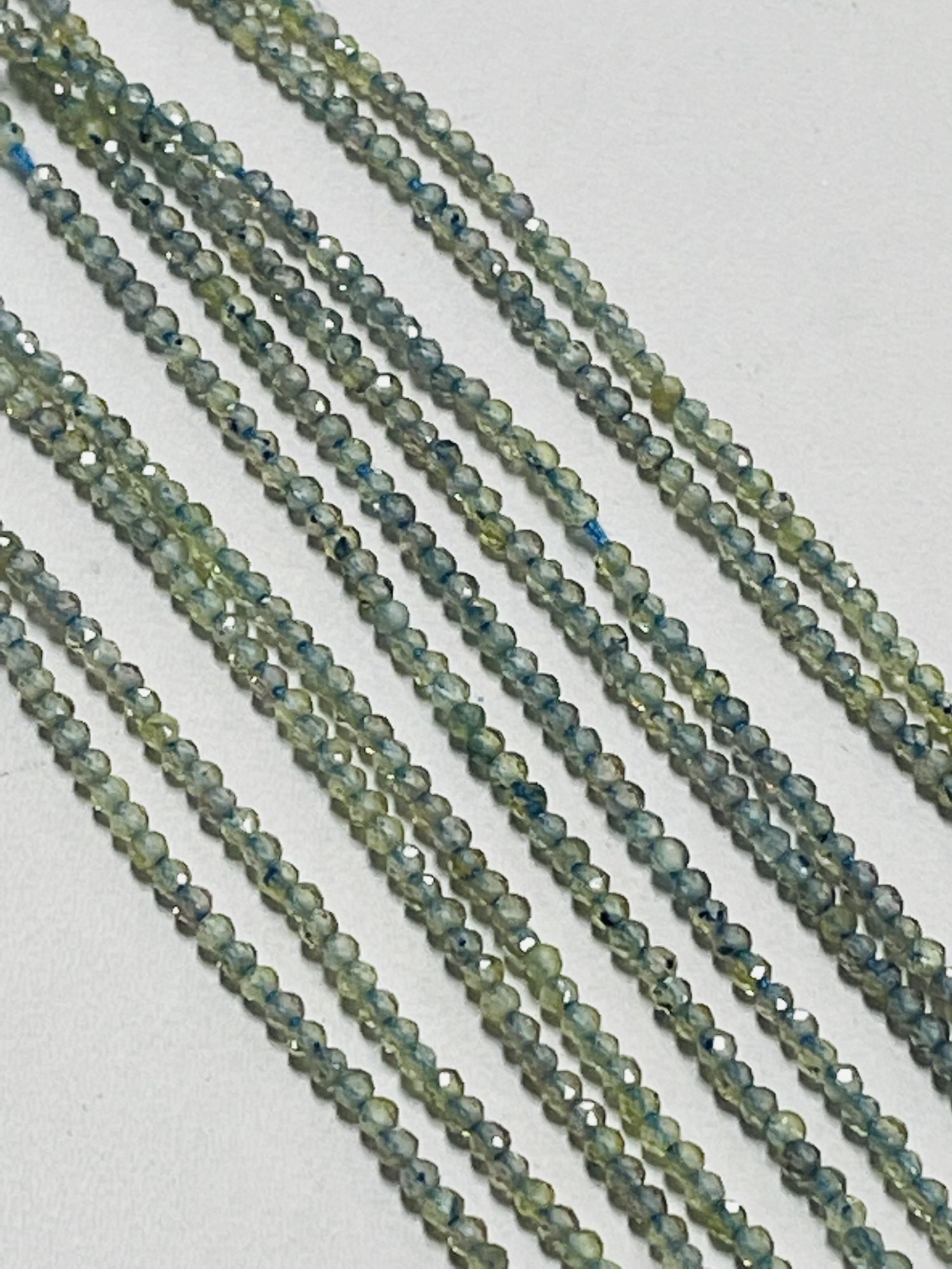 Sapphire Rondelle Faceted